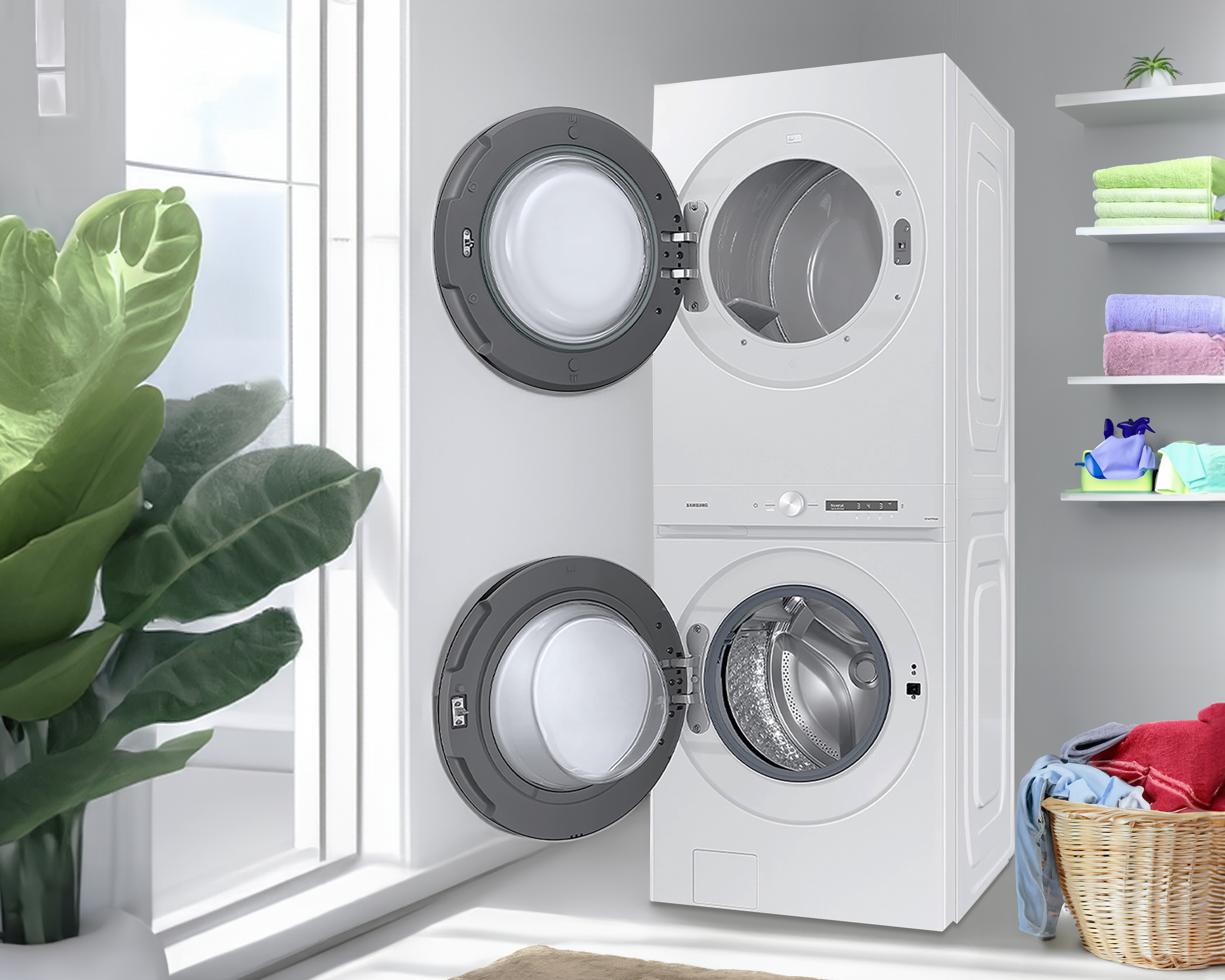 Foto 9 | Foto 9 | Centro de Lavado Samsung Automático WH22DBH570GWAX 22 kg Blanco