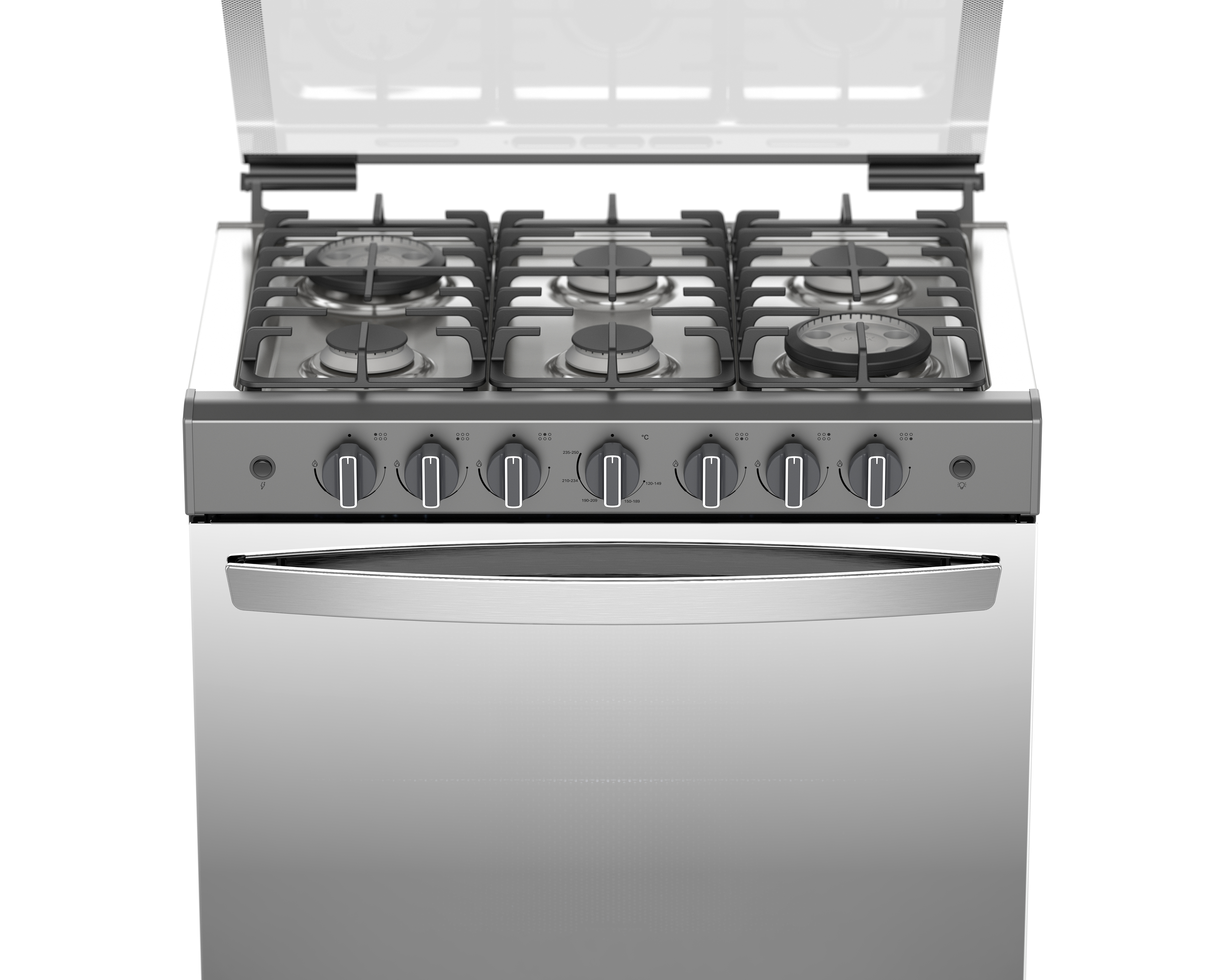 Foto 4 pulgar | Foto 3 | Estufa Acros de Empotre 30" con 6 Quemadores de Gas ABR7140G