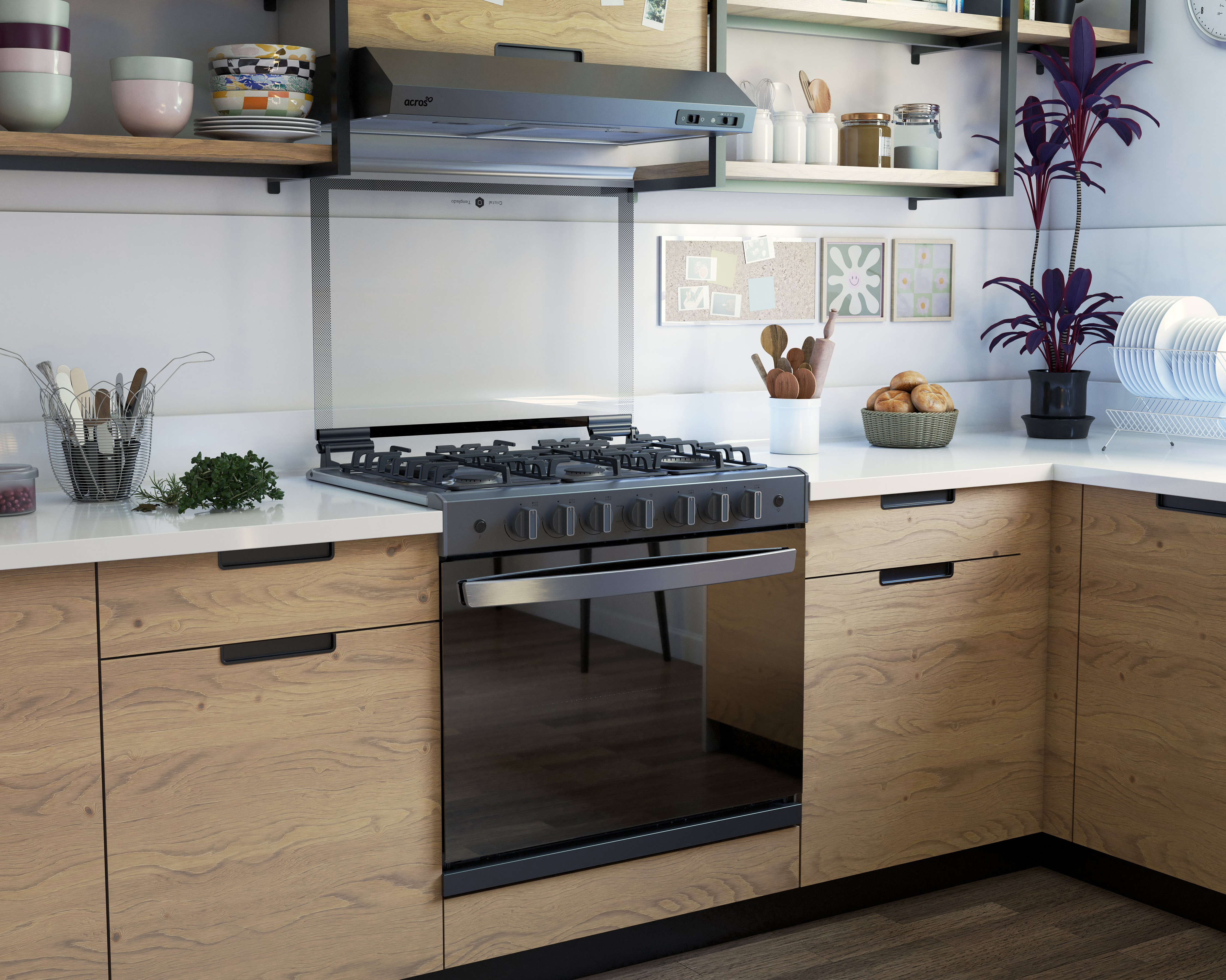 Foto 8 | Foto 8 | Estufa Acros de Empotre 30" con 6 Quemadores de Gas ABR7140G