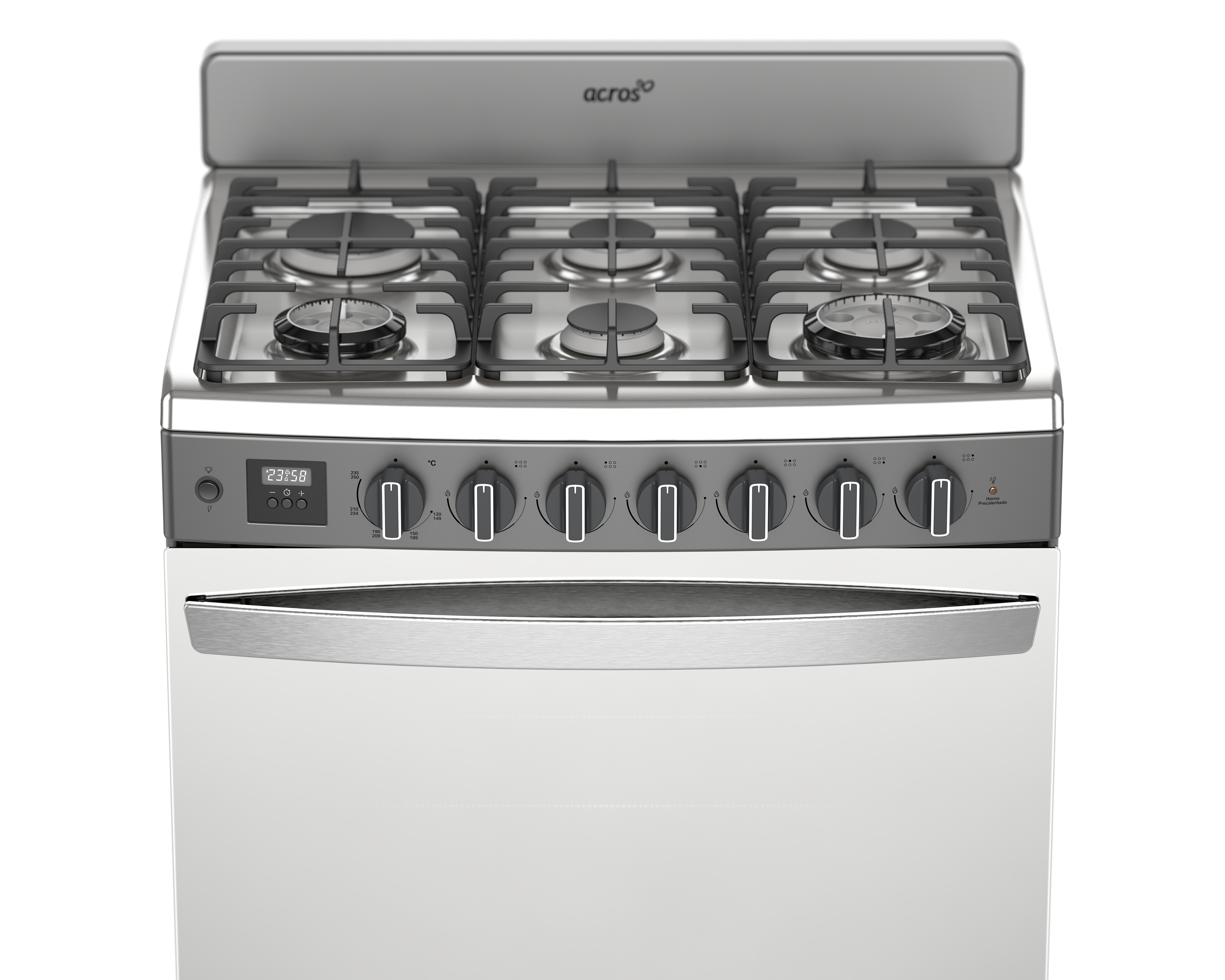 Foto 7 pulgar | Foto 6 | Estufa Acros de Piso 30" con 6 Quemadores de Gas AFR7148G