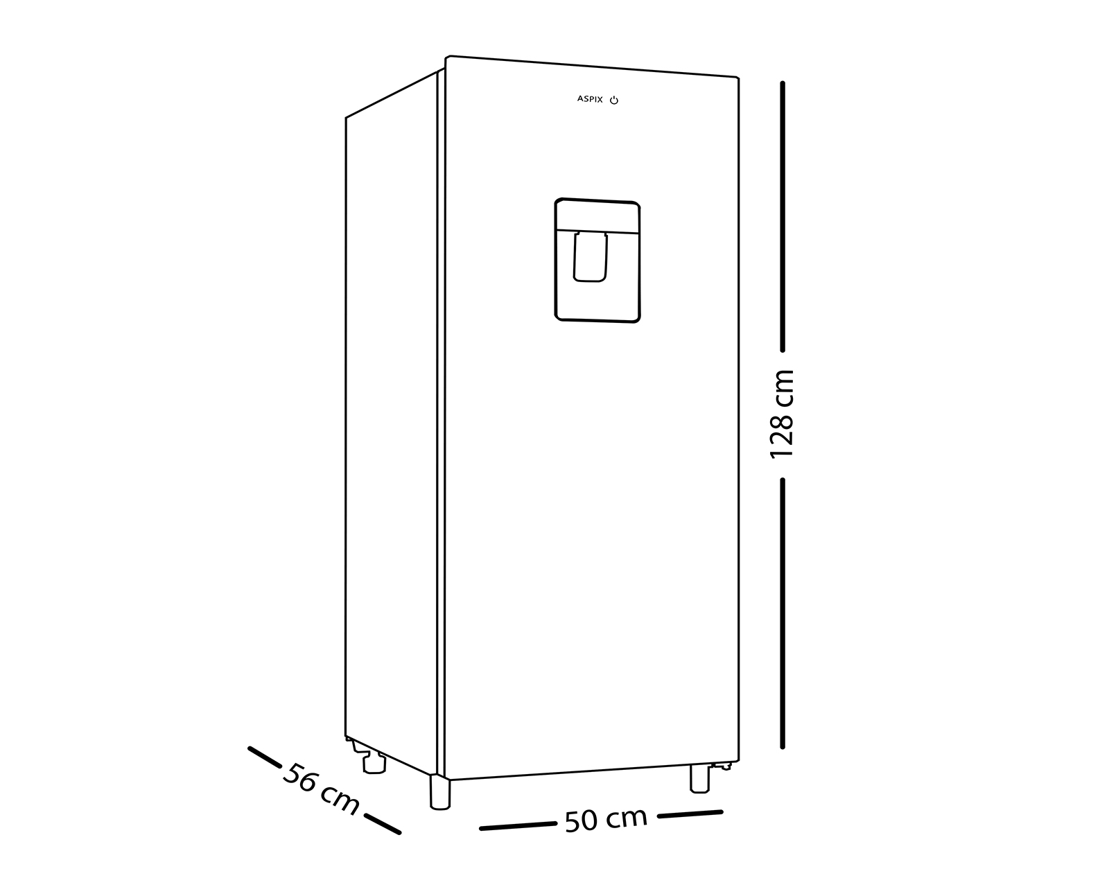 Foto 11 pulgar | Foto 10 | Refrigerador Aspix Una Puerta RSDS7PA 7 Pies Blanco