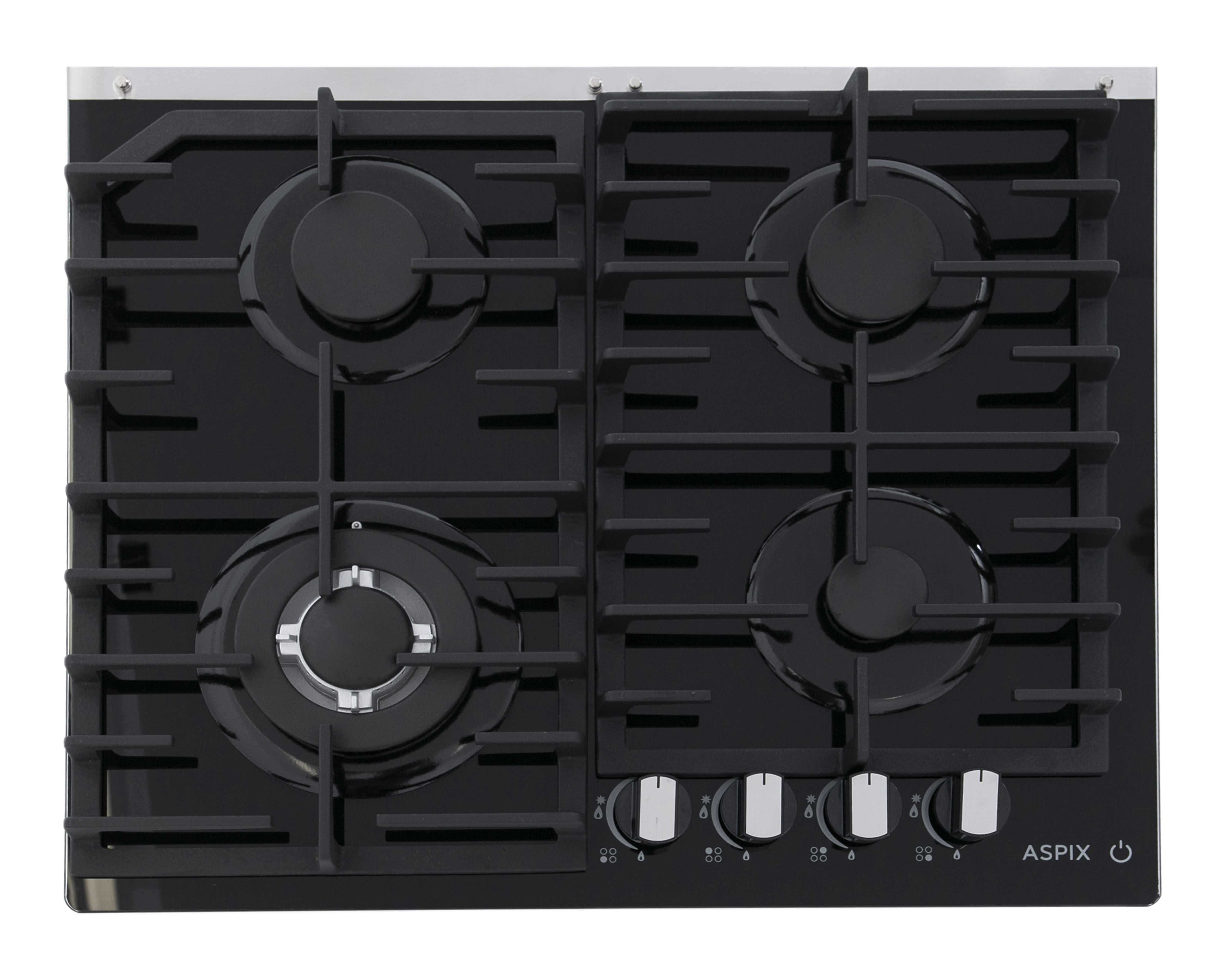 Foto 3 | Foto 3 | Parrilla Empotrable Aspix 60 cm P4QANG Negra