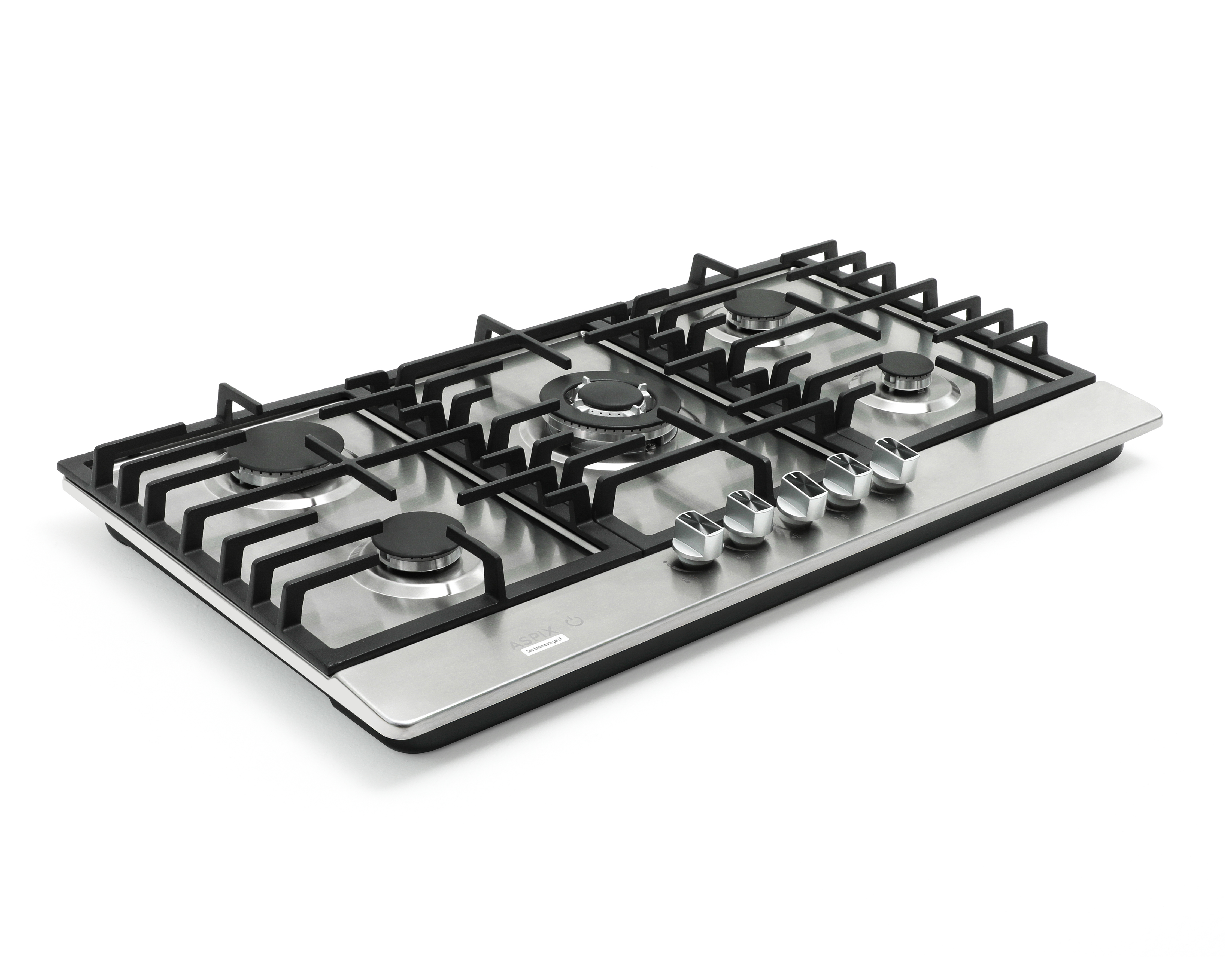 Parrilla Empotrable Aspix 90 cm de Gas P5QANG Plateado