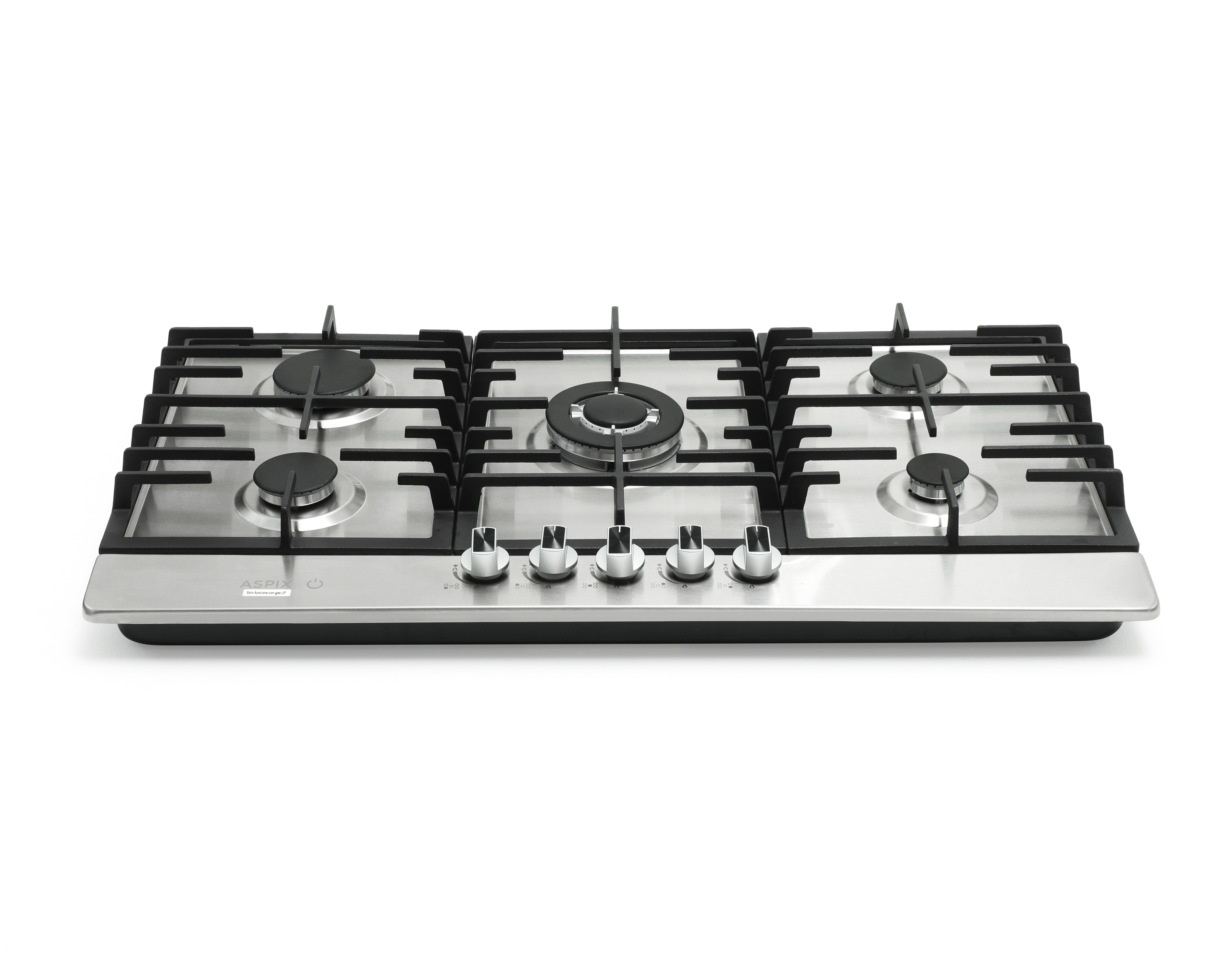 Foto 2 | Foto 2 | Parrilla Empotrable Aspix 90 cm de Gas P5QANG Plateado