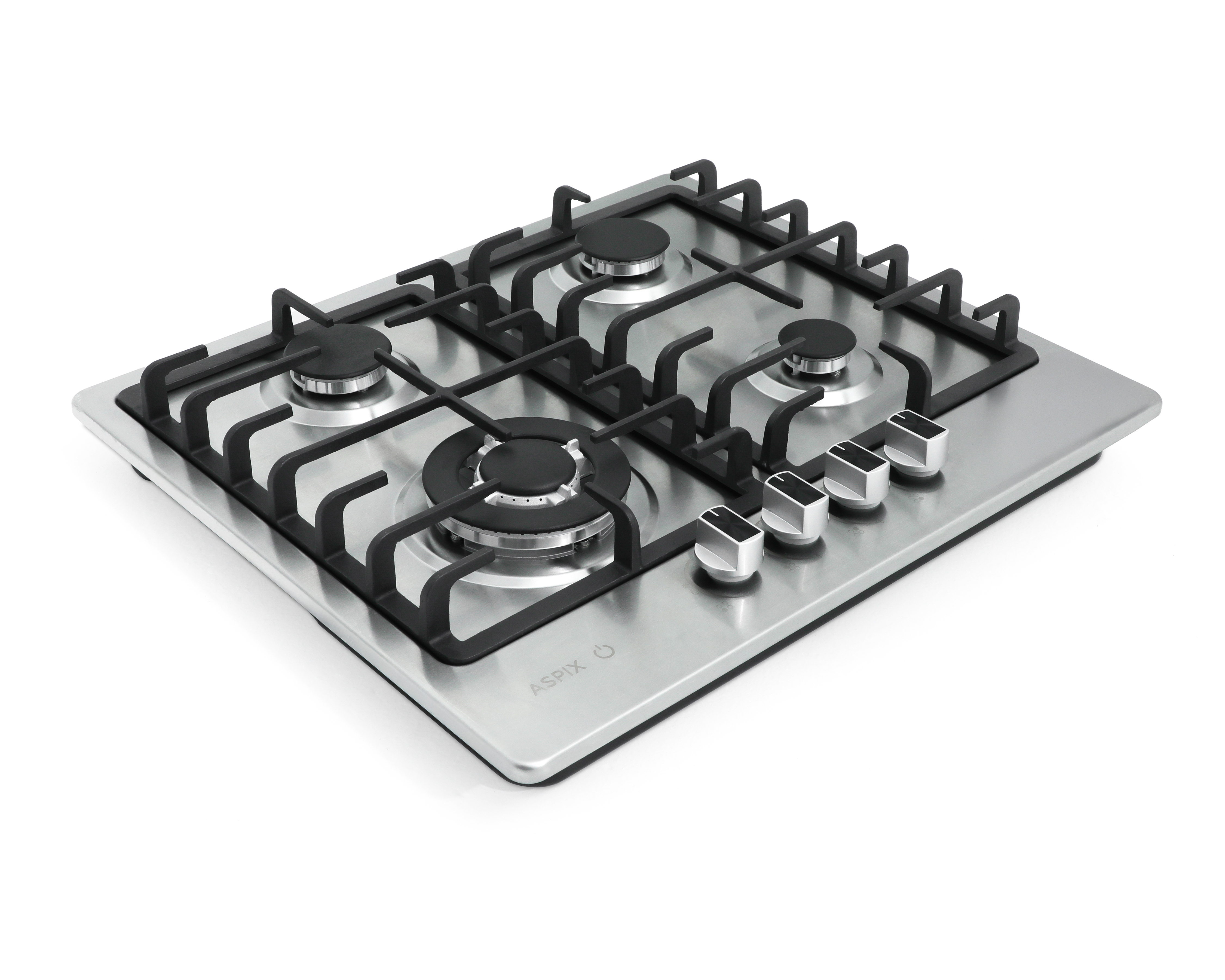 Parrilla Empotrable Aspix 60 cm de Gas LP P4QANG Plateada