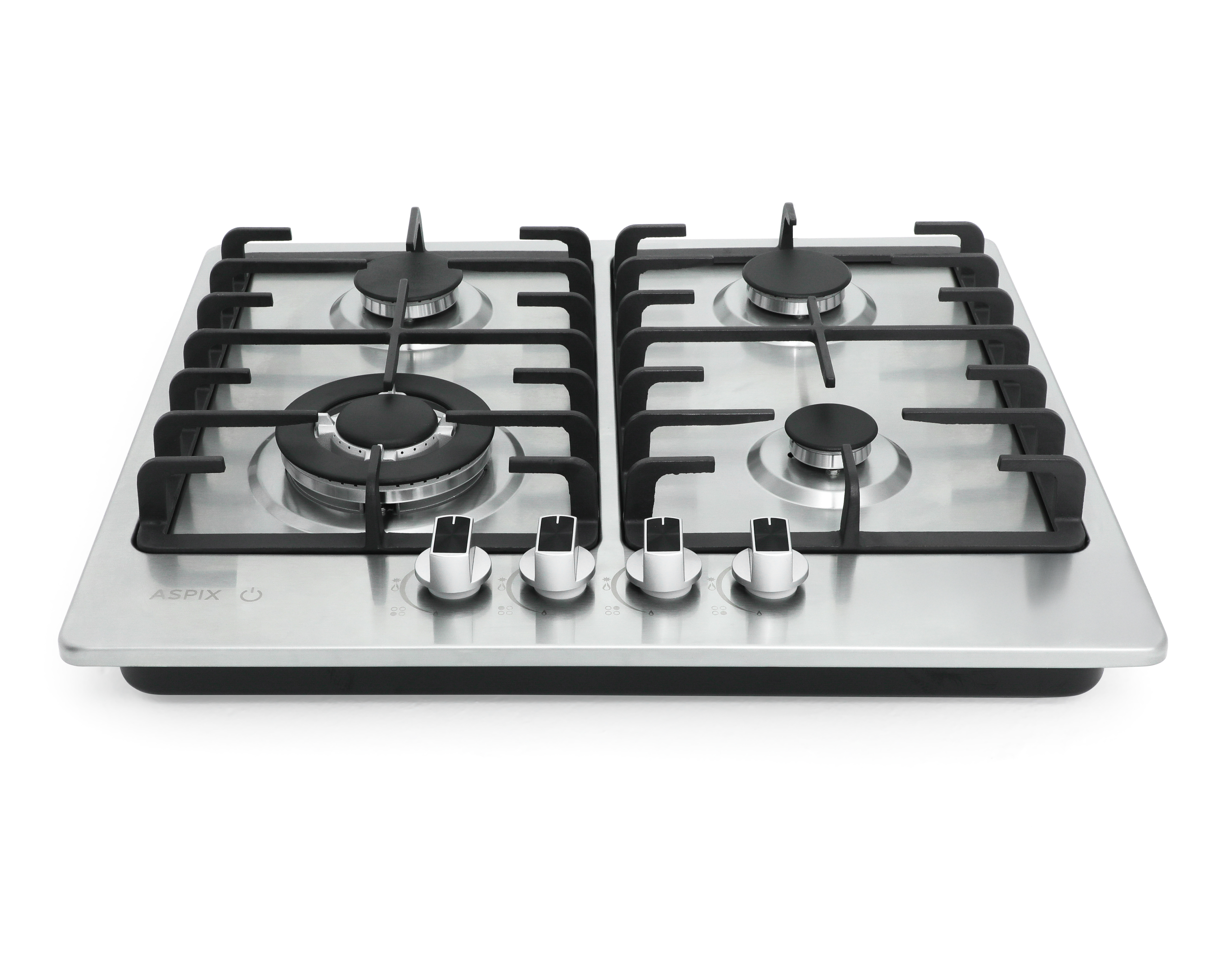 Foto 3 pulgar | Foto 2 | Parrilla Empotrable Aspix 60 cm de Gas LP P4QANG Plateada