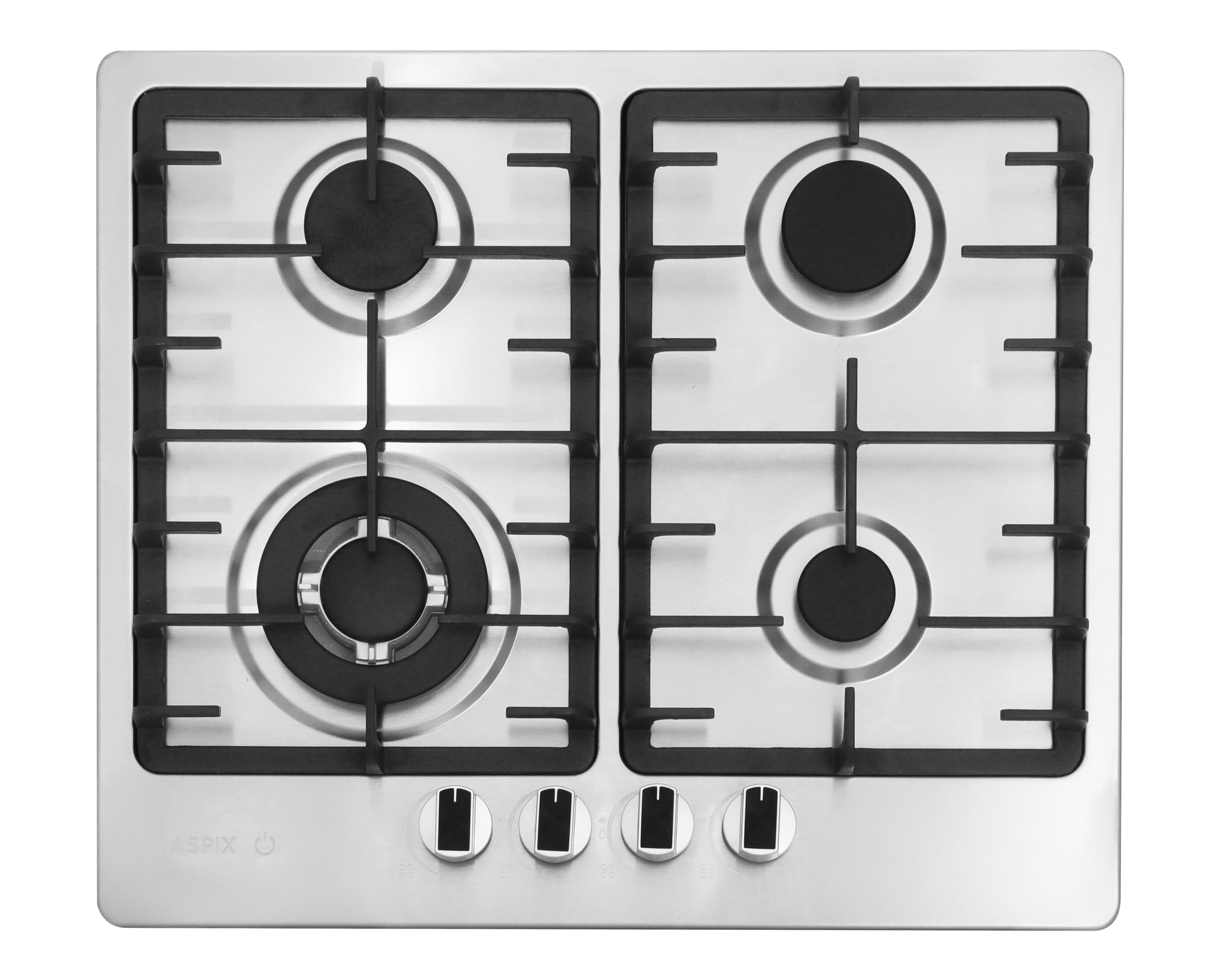 Foto 4 pulgar | Foto 3 | Parrilla Empotrable Aspix 60 cm de Gas LP P4QANG Plateada
