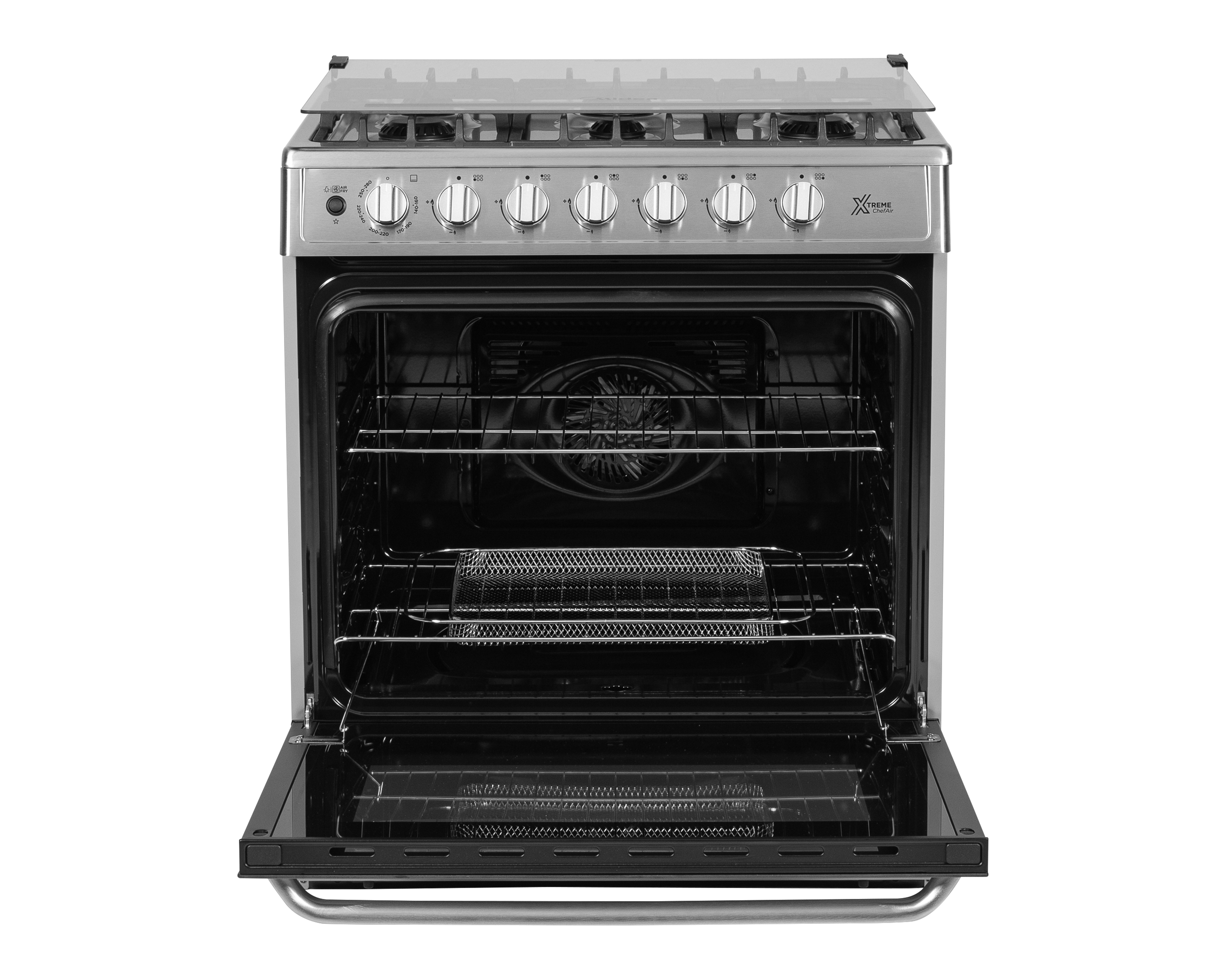 Foto 4 pulgar | Foto 3 | Estufa Midea de Piso 30" con 6 Quemadores de Gas MGS30FS1LEAMSS