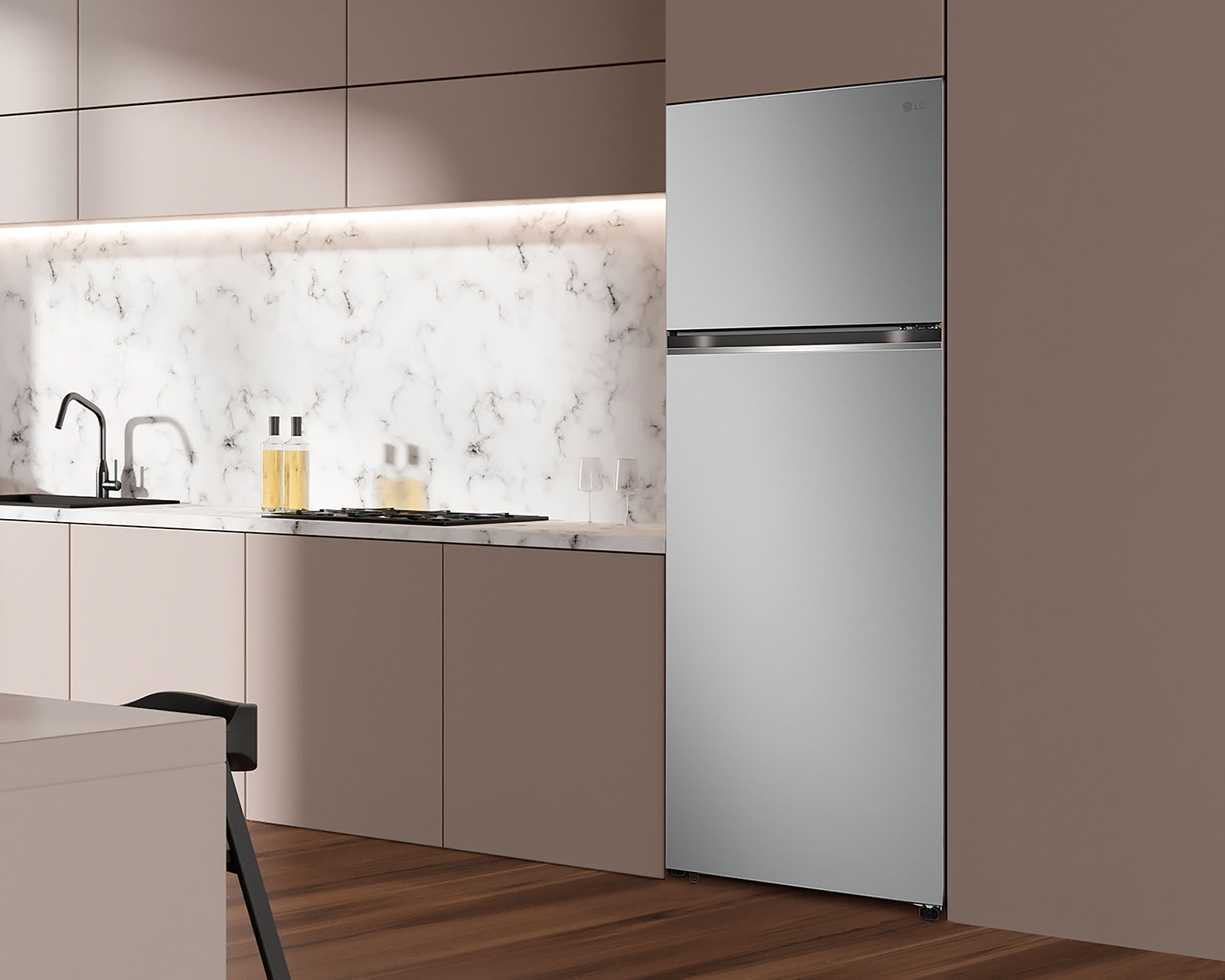 Foto 9 pulgar | Foto 8 | Refrigerador LG Top Freezer 16 Pies Platino VT45BP.APYFMXM