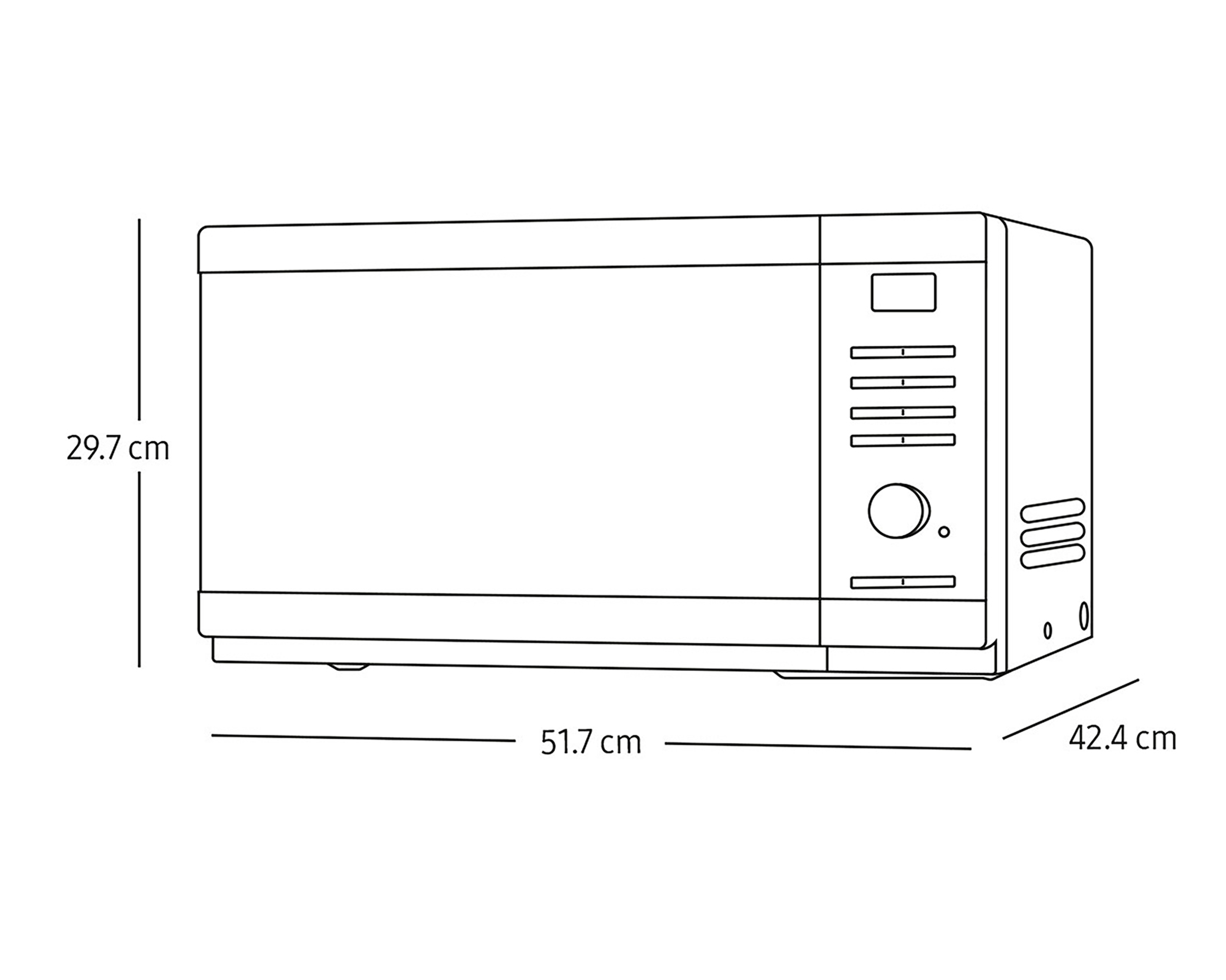 Foto 11 pulgar | Foto 10 | Horno de Microondas Samsung 1.1 Pies MS32DG4504ATAX Negro