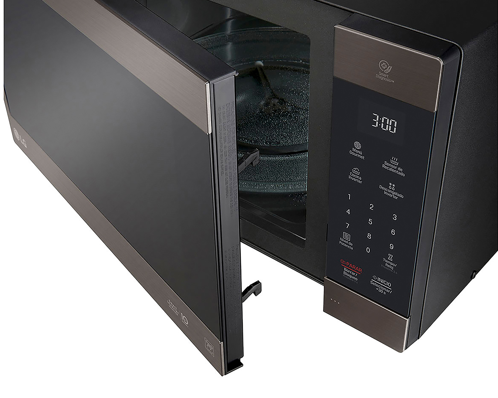 Foto 7 pulgar | Foto 6 | Horno de Microondas LG 2.0 Pies MS2097HST Negro