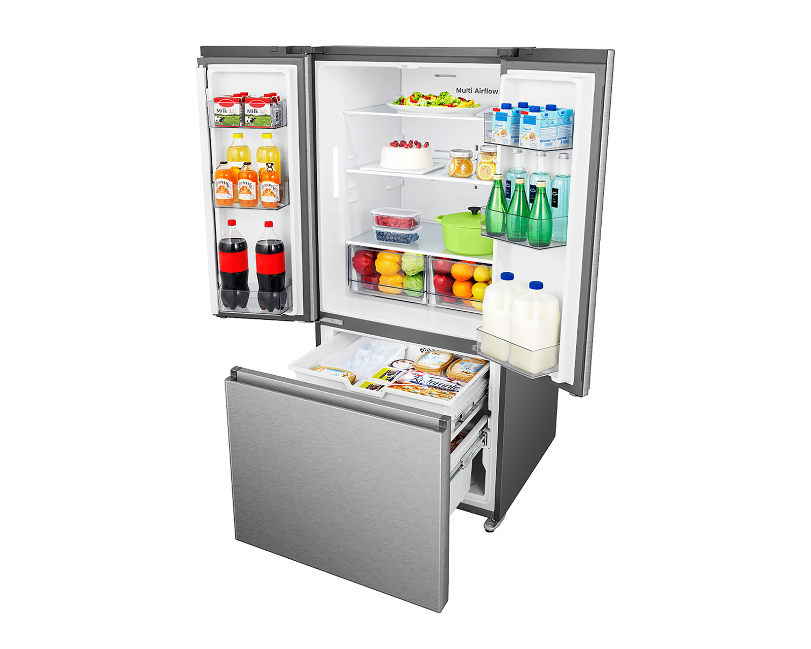 Foto 6 pulgar | Foto 5 | Refrigerador Hisense French Door 22 Pies Plateado RF22N6FCX