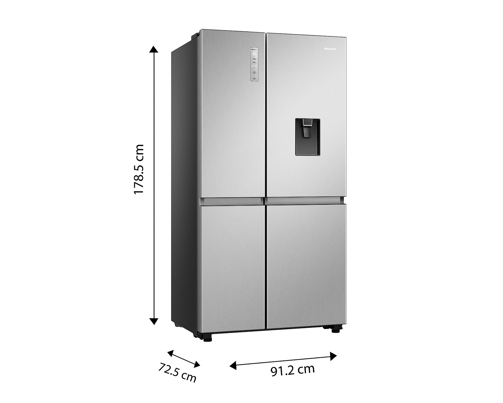 Foto 10 pulgar | Foto 9 | Refrigerador Hisense Side by Side 23 Pies Plateado RS22N6GCX