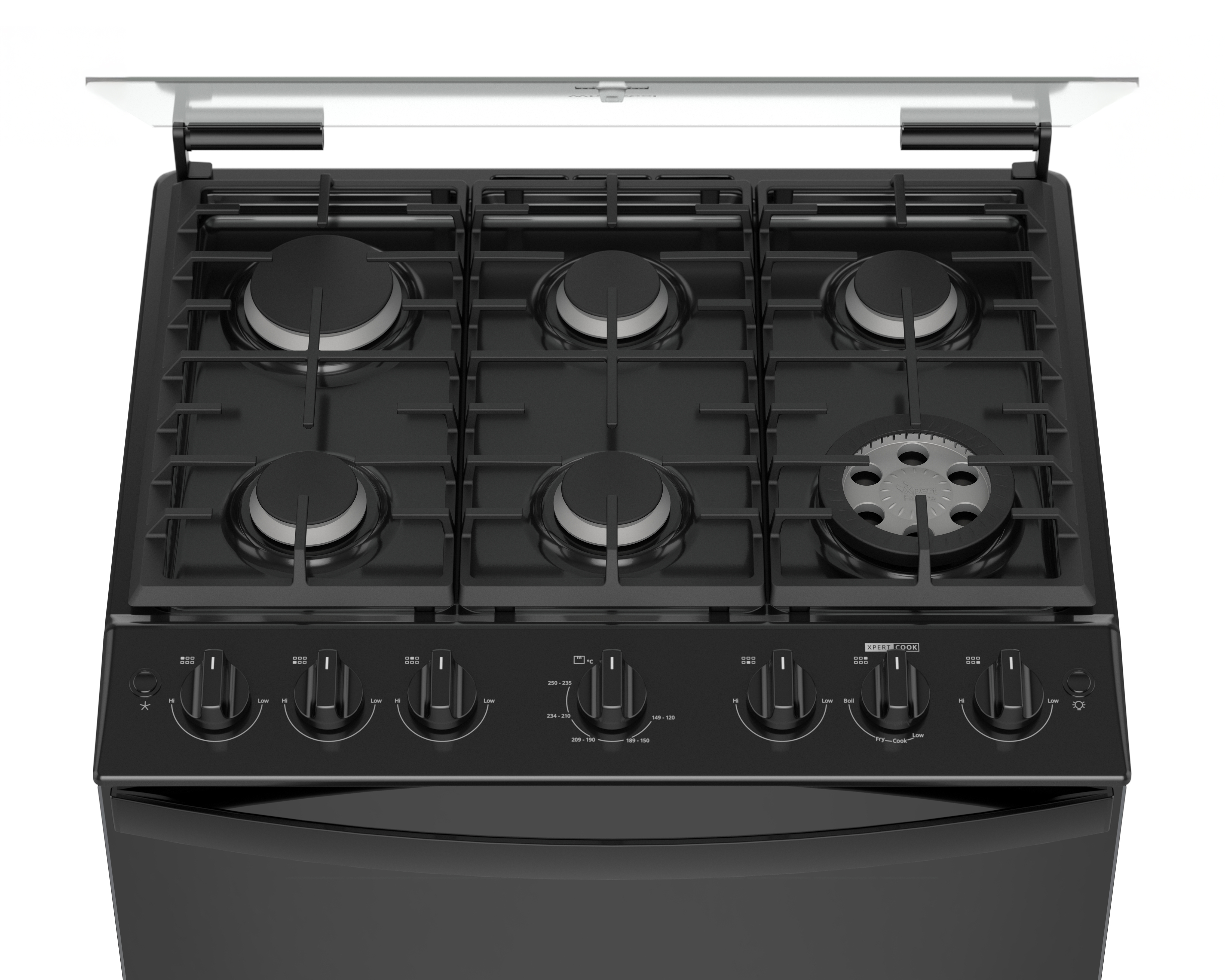 Foto 6 | Foto 6 | Estufa Whirlpool de Piso 30 Pulgadas con 6 Quemadores de Gas LP WFR7000B Negro