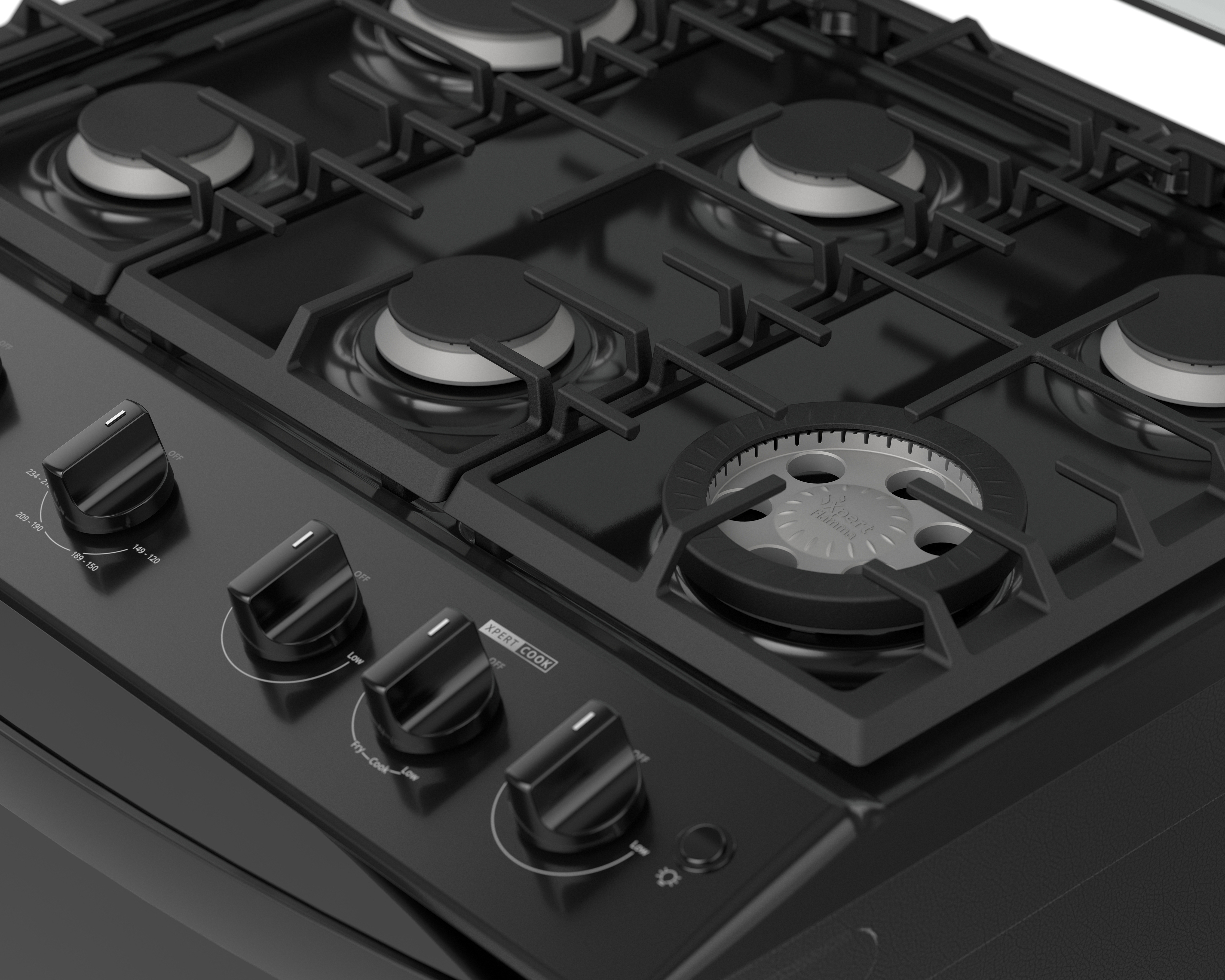 Foto 7 | Foto 7 | Estufa Whirlpool de Piso 30 Pulgadas con 6 Quemadores de Gas LP WFR7000B Negro
