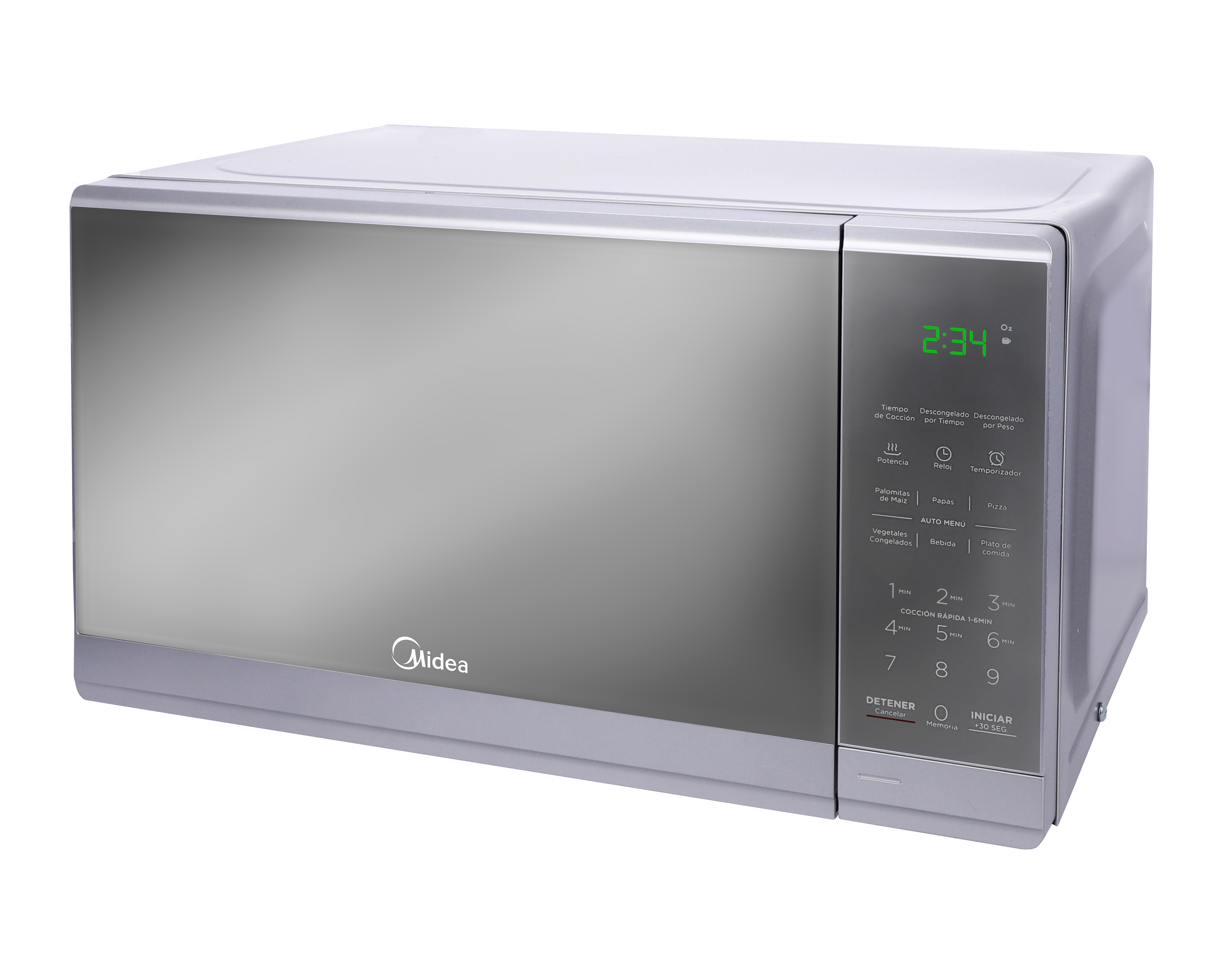Foto 3 | Foto 3 | Horno de Microondas Midea 0.7 Pies MMDF07S2MG Plateado