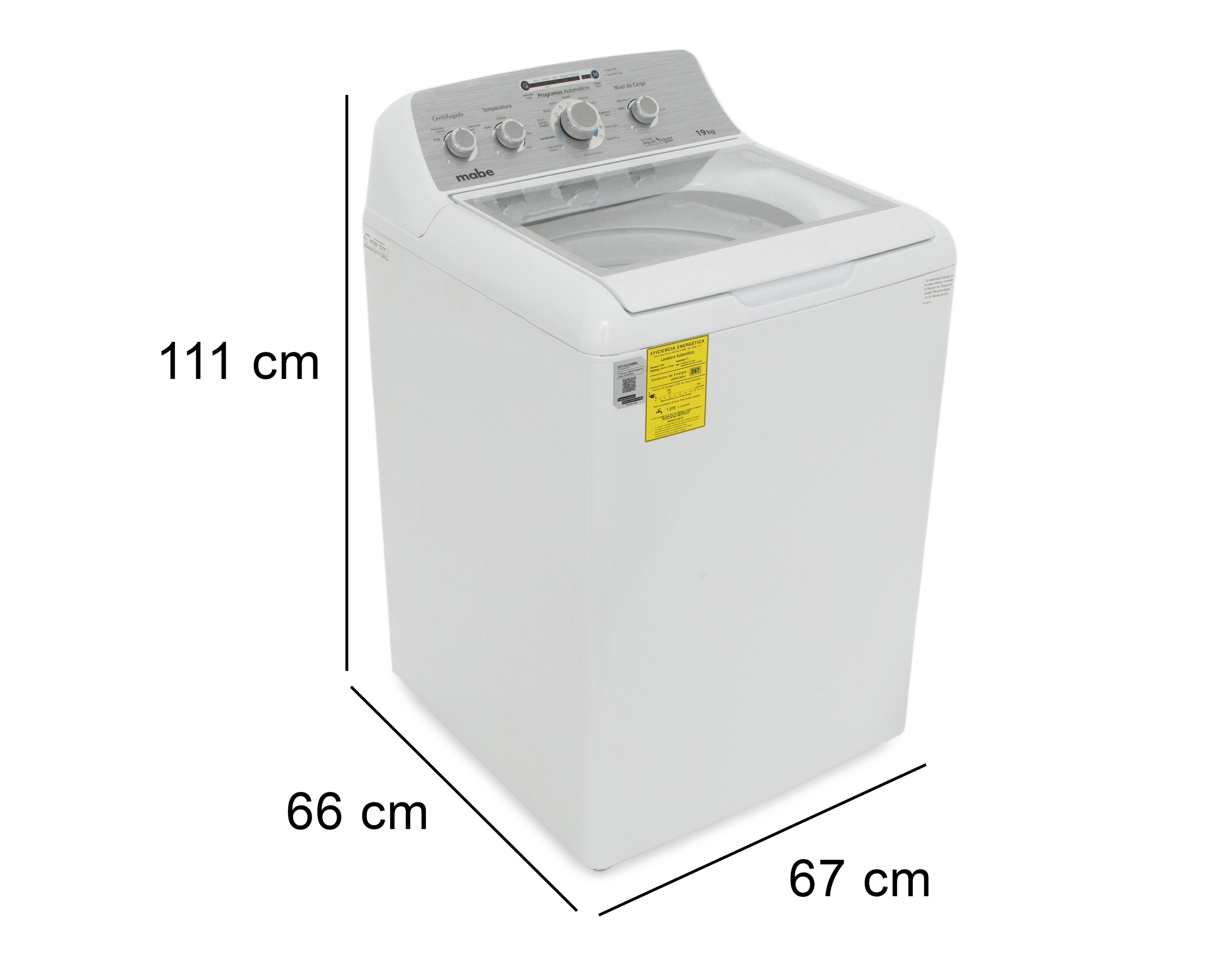 Foto 9 pulgar | Foto 8 | Lavadora Mabe Automática LMA79114VBAK0 19 kg Blanca