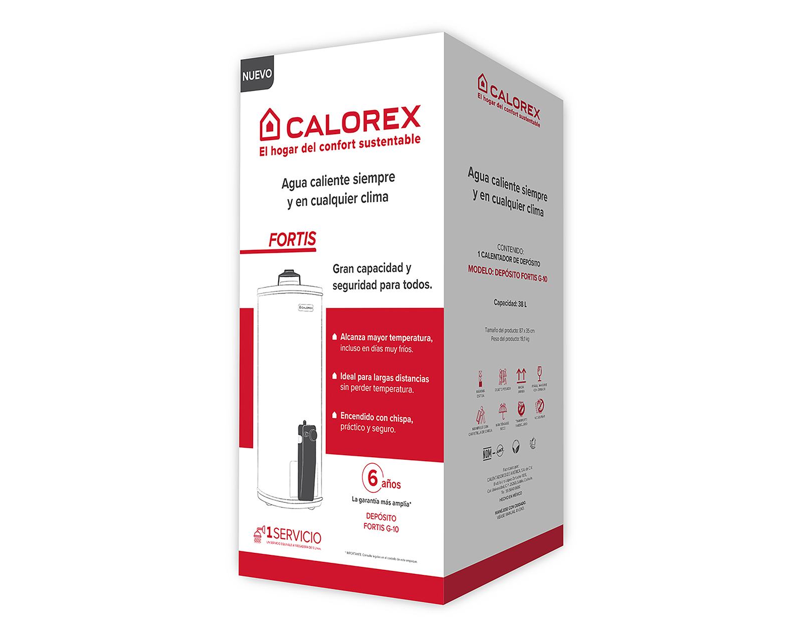 Foto 4 | Foto 4 | Calentador de Gas Calorex Fortis Depósito G10