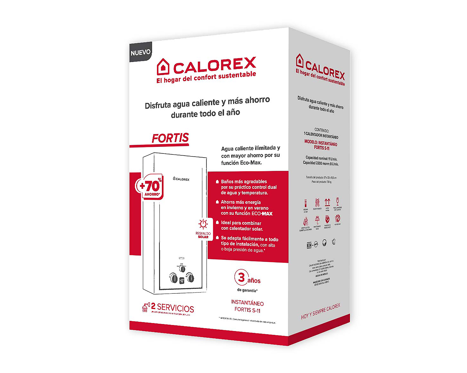 Foto 4 | Foto 4 | Calefactor de Gas Calorex Fortis Instantáneo S11