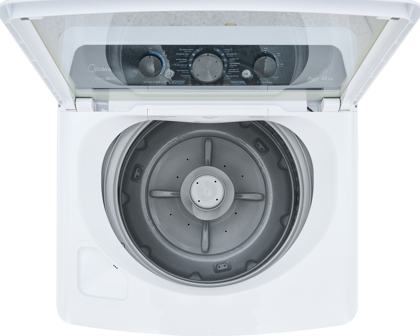 Foto 6 pulgar | Foto 5 | Lavadora Midea Automática Vortex Wash 21 kg Blanca