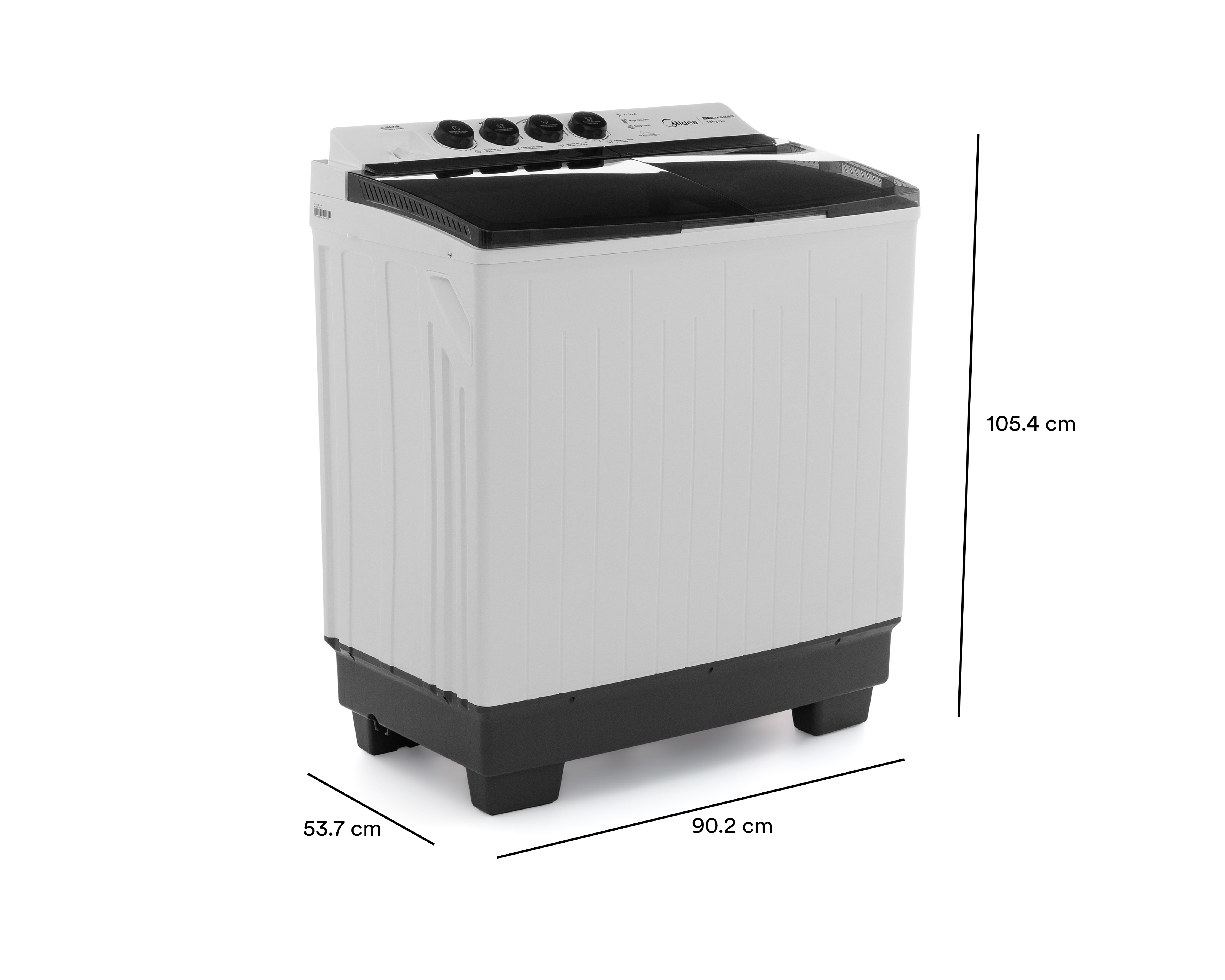 Foto 8 | Foto 8 | Lavadora Midea Doble Tina MT100W190/W-MX 19 kg Blanca