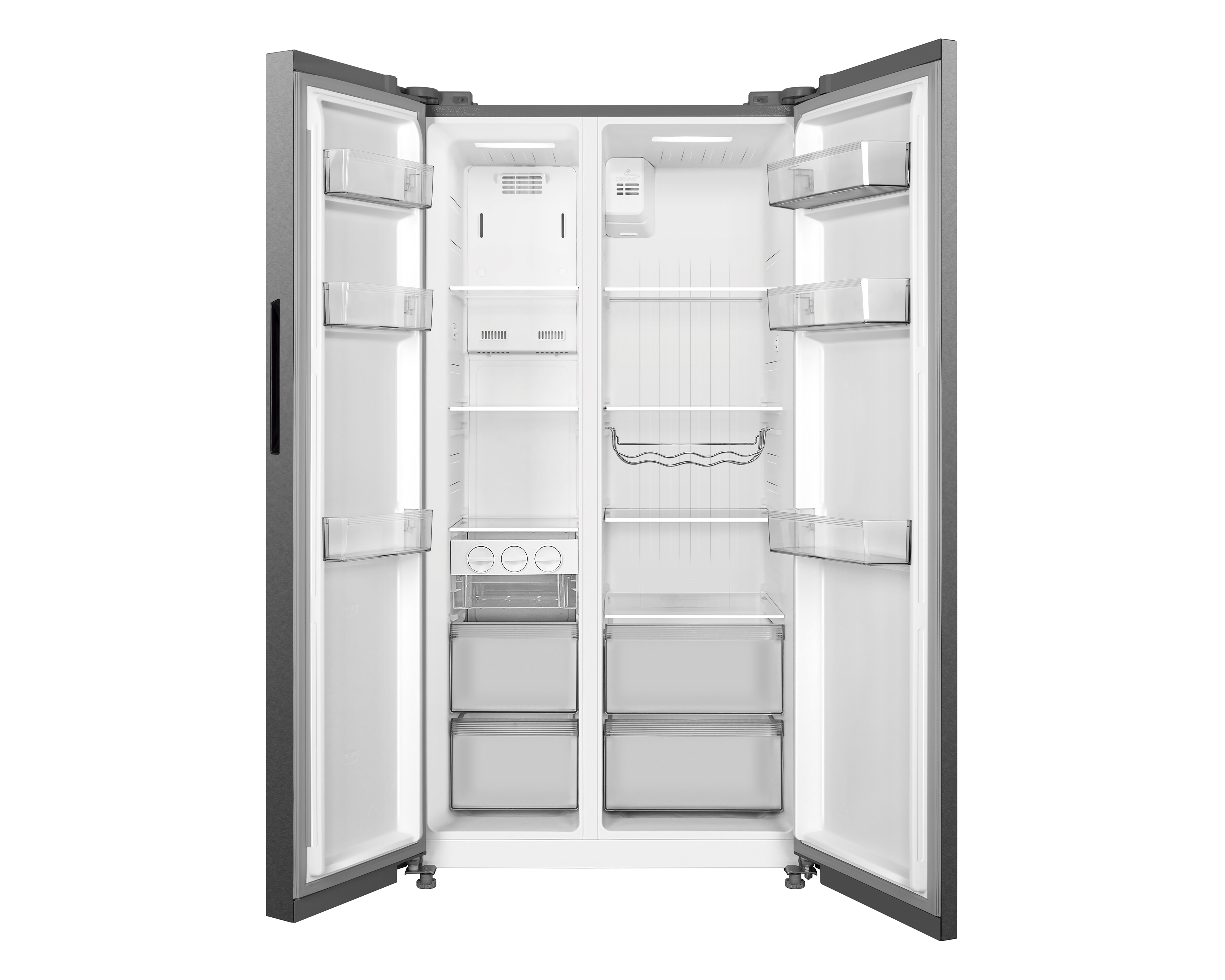 Foto 4 | Foto 4 | Refrigerador Midea Side by Side 20 Pies Plateado MDRS710FGM46