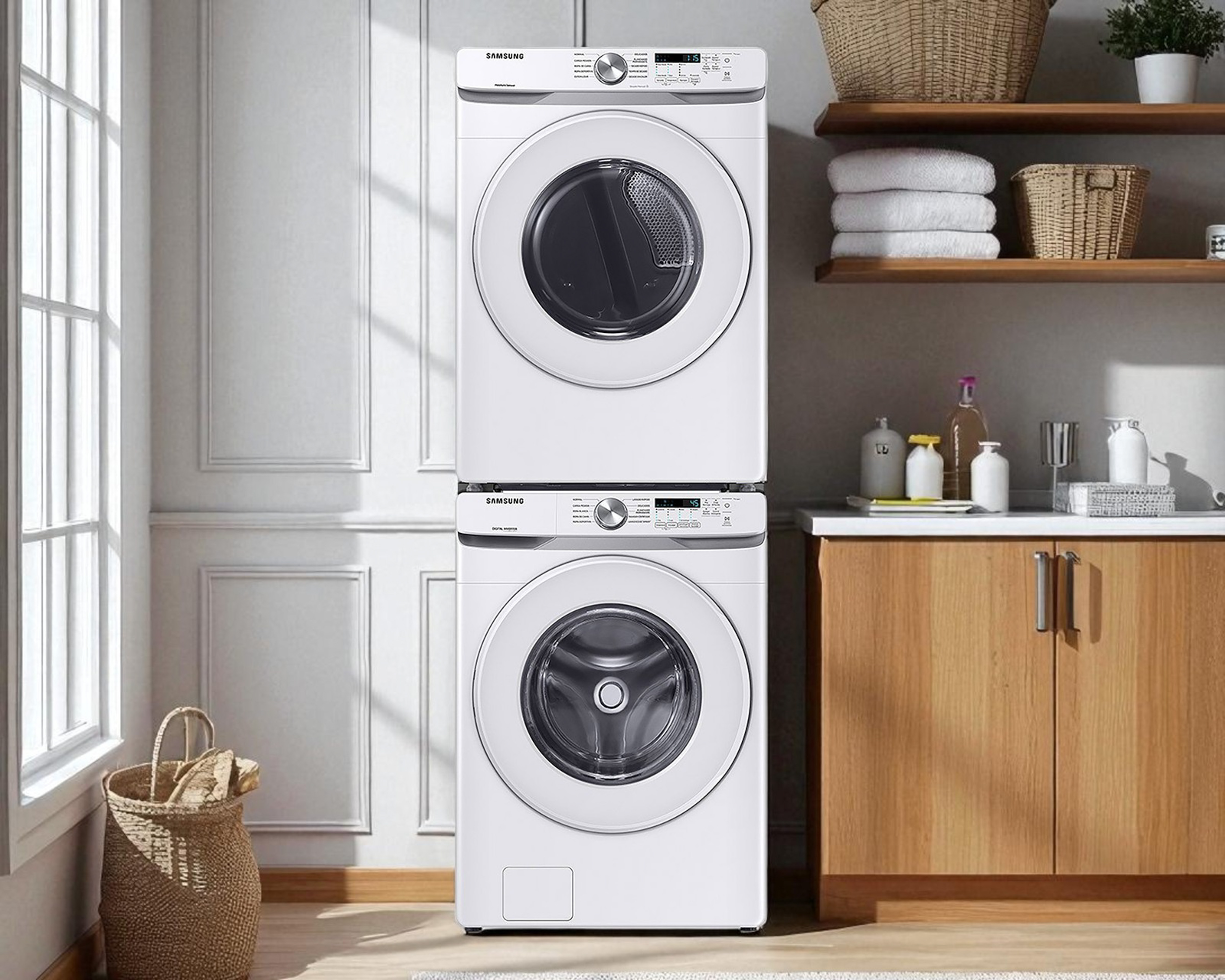 Foto 8 | Foto 8 | Lavadora y Secadora Samsung F-WD20T6000WSP 20 y 24 kg Blanco