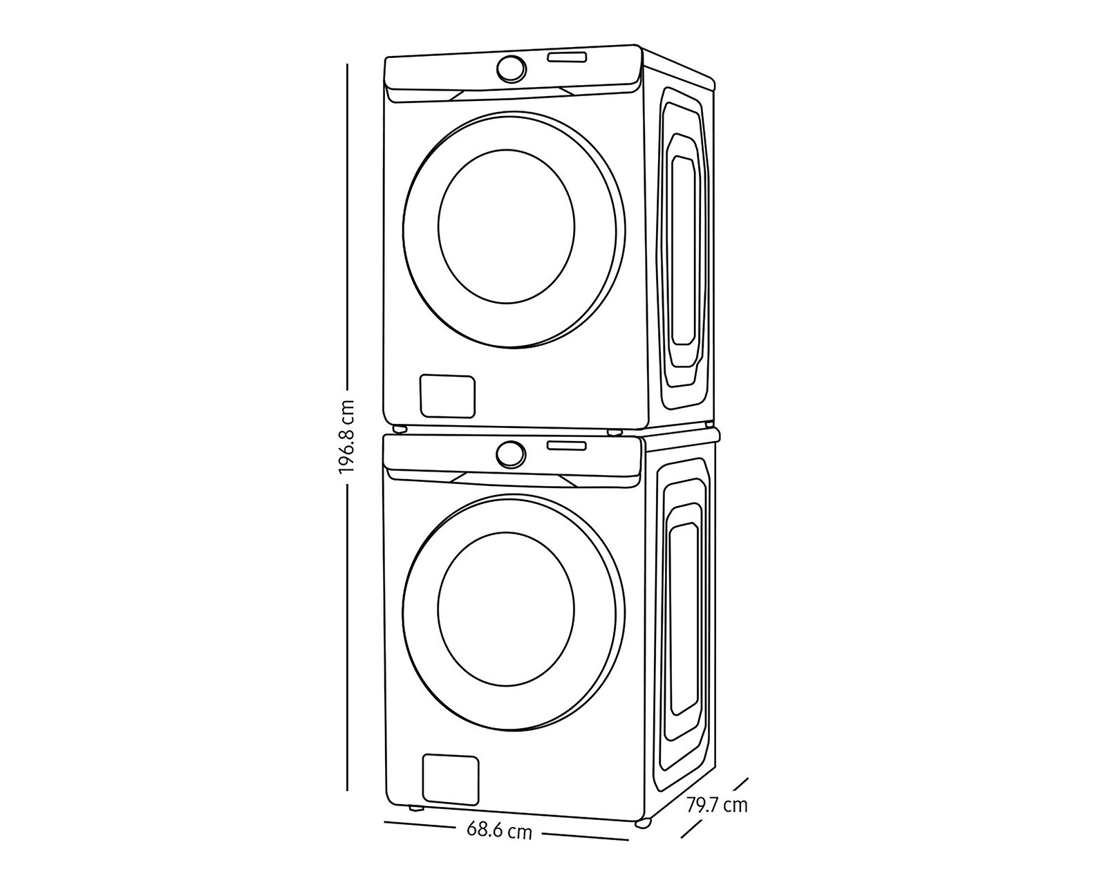 Foto 10 pulgar | Foto 9 | Lavadora y Secadora Samsung F-WD20T6000WSP 20 y 24 kg Blanco