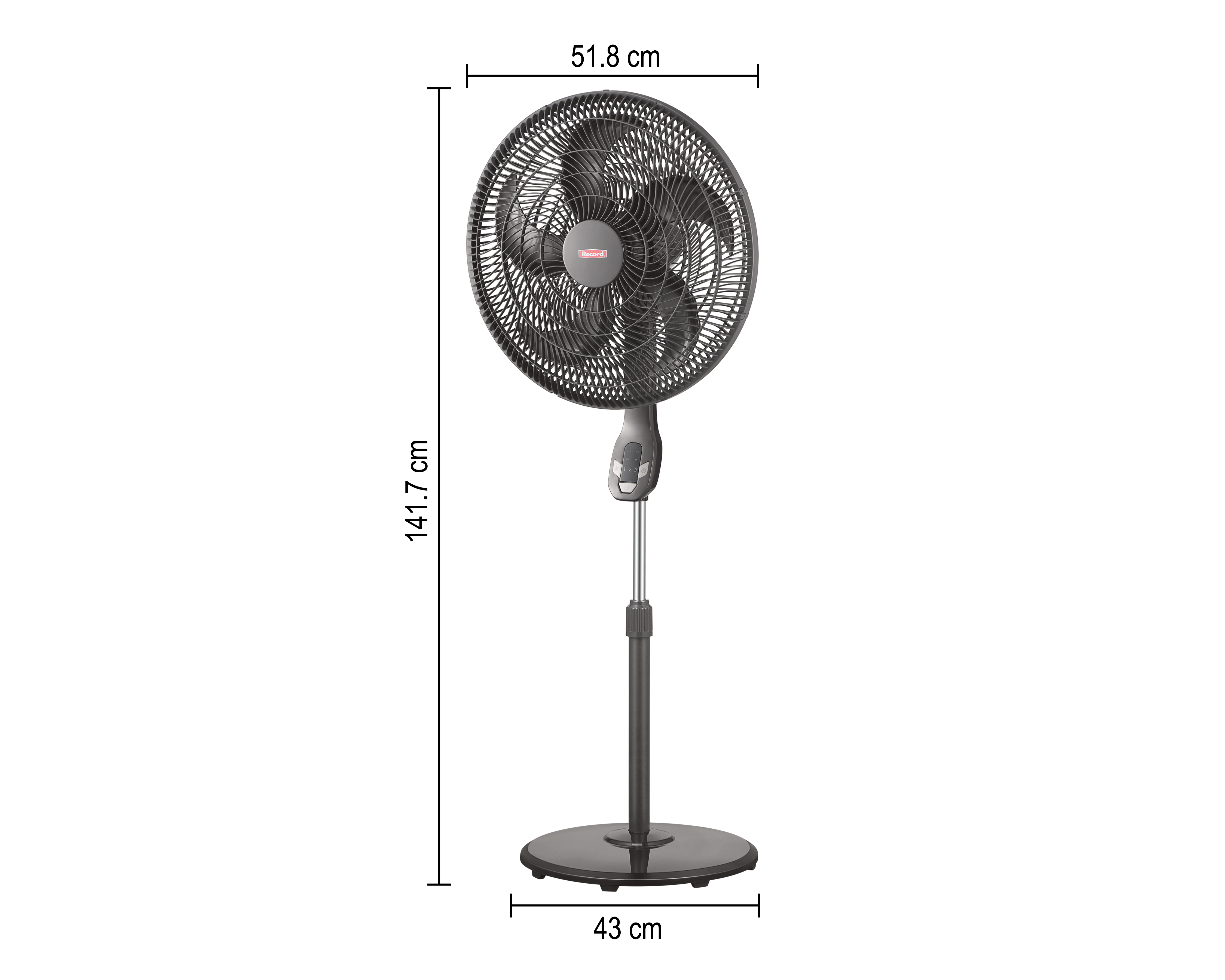 Foto 10 pulgar | Foto 9 | Ventilador de Pedestal Record 18 Pulgadas