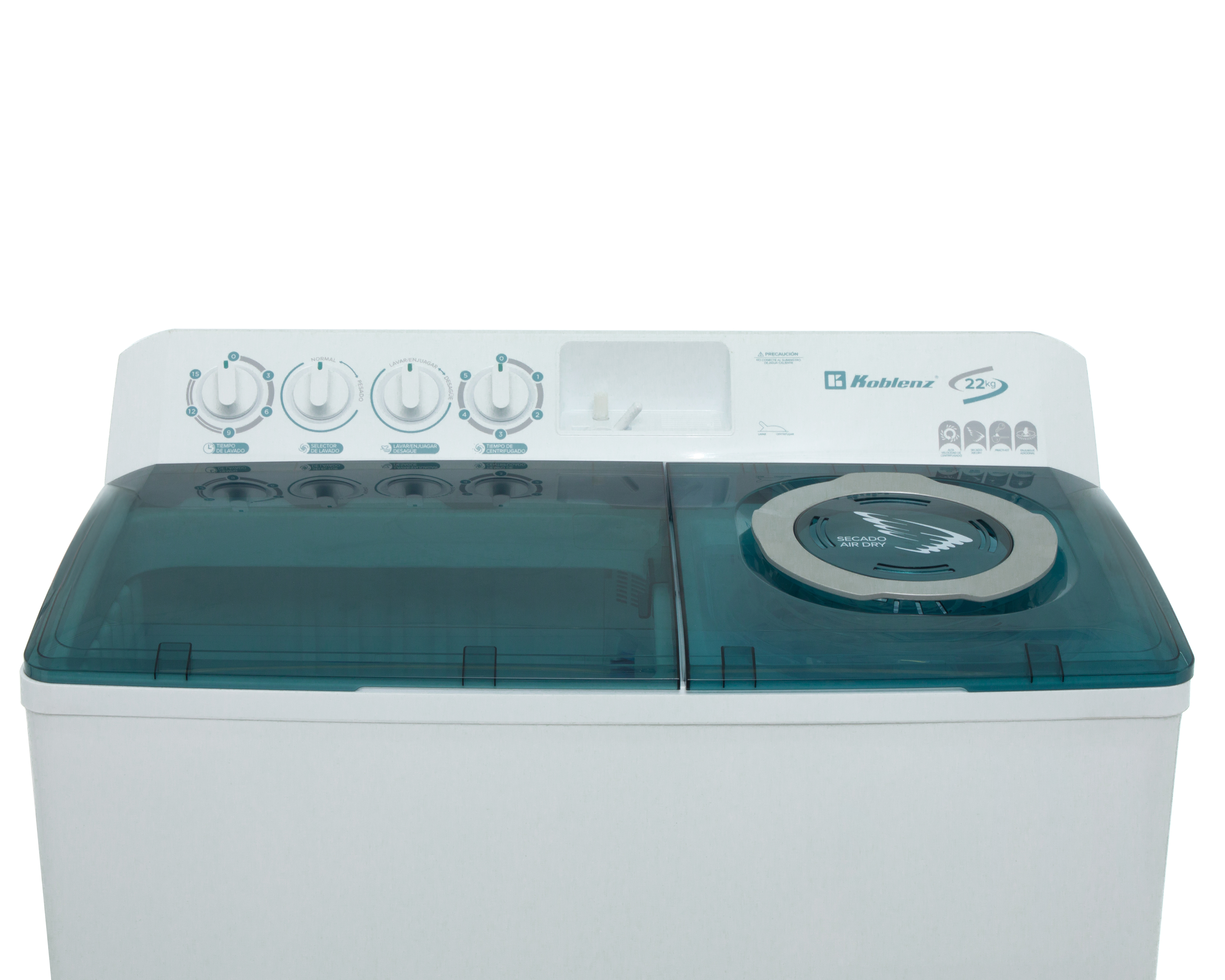 Foto 4 pulgar | Foto 3 | Lavadora Koblenz Doble Tina LDM-22B 22 Kg Blanca