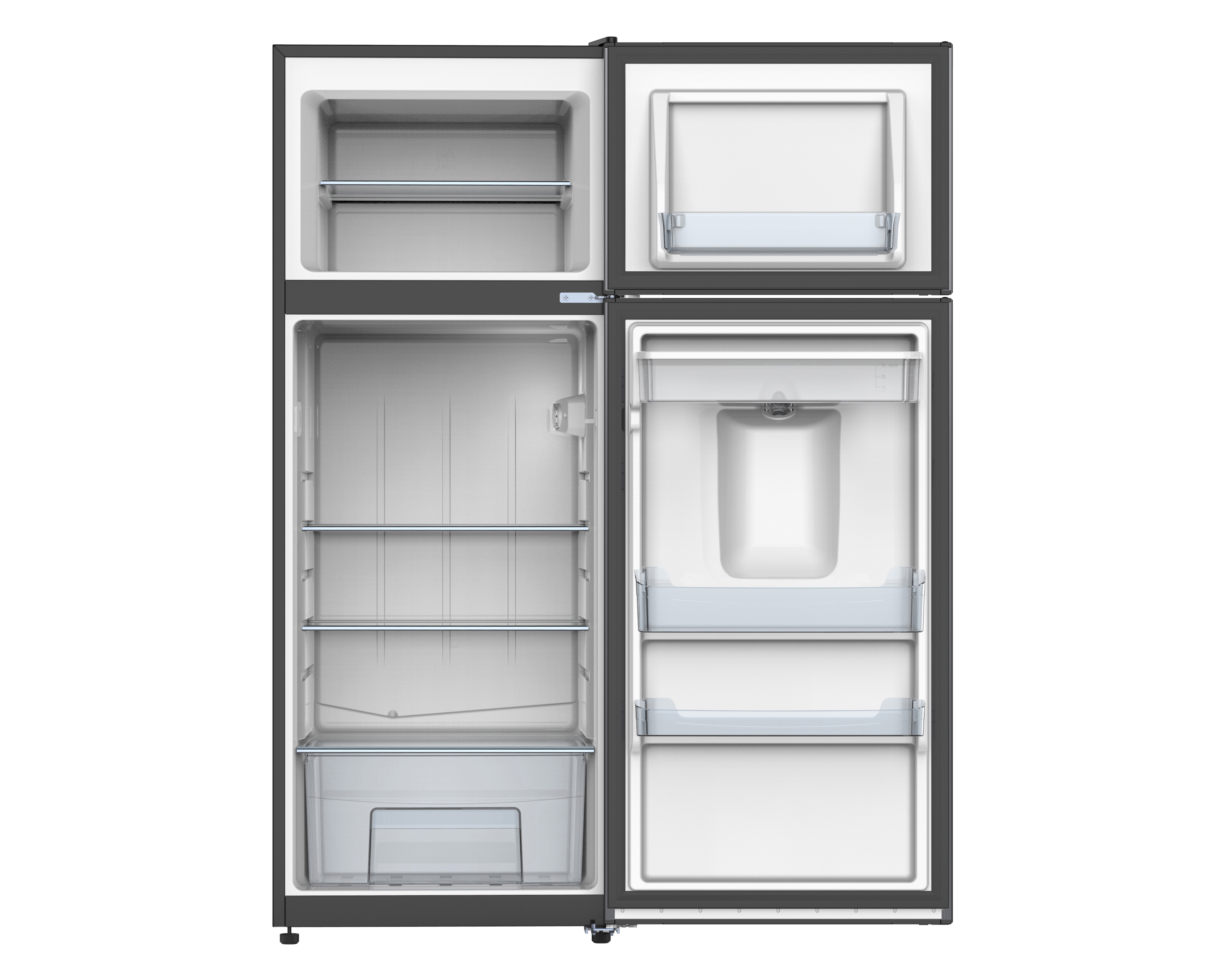 Foto 4 pulgar | Foto 3 | Refrigerador Aspix Top Mount 8 Pies Plateado AX24RTM8WNE