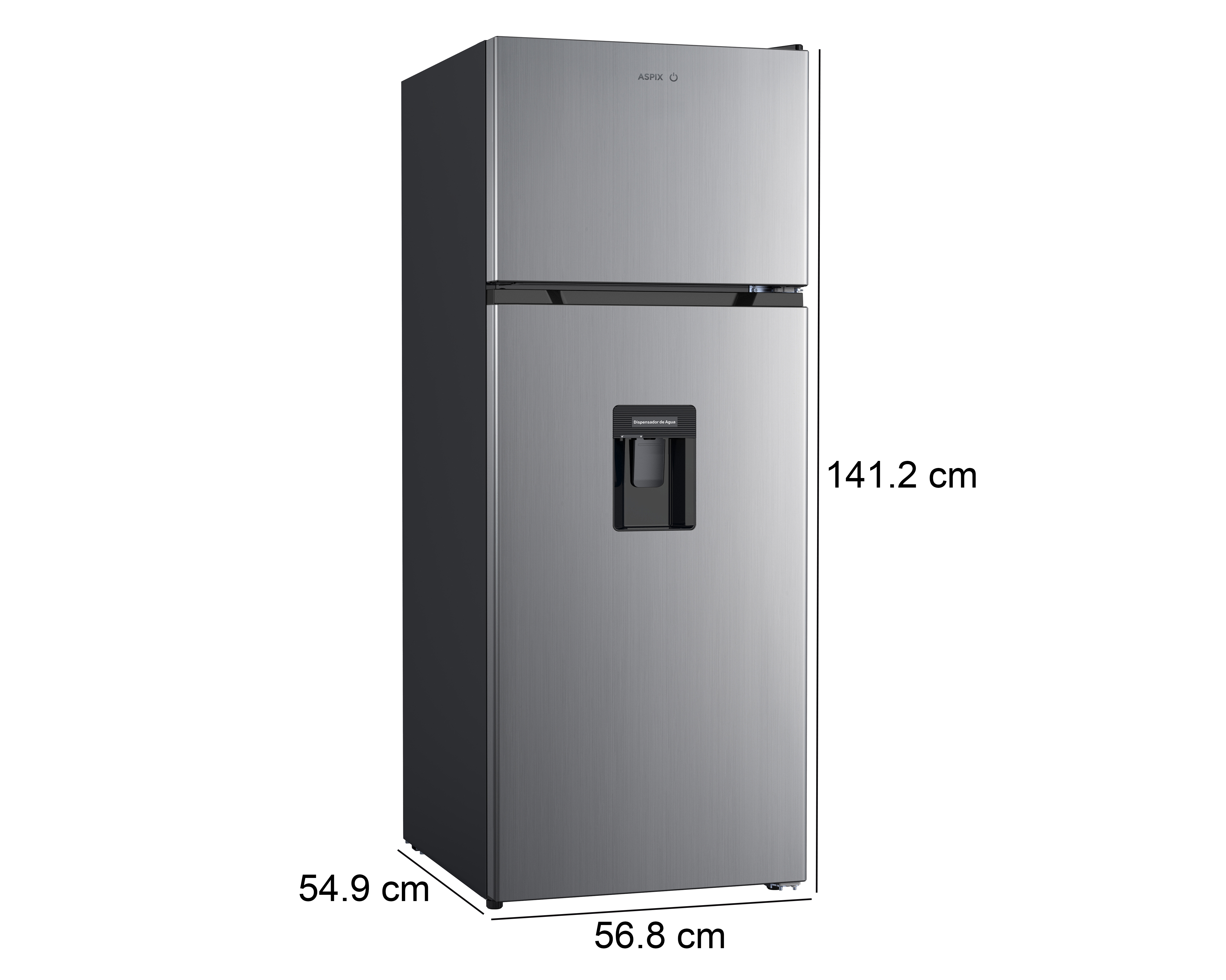 Foto 9 pulgar | Foto 8 | Refrigerador Aspix Top Mount 8 Pies Plateado AX24RTM8WNE