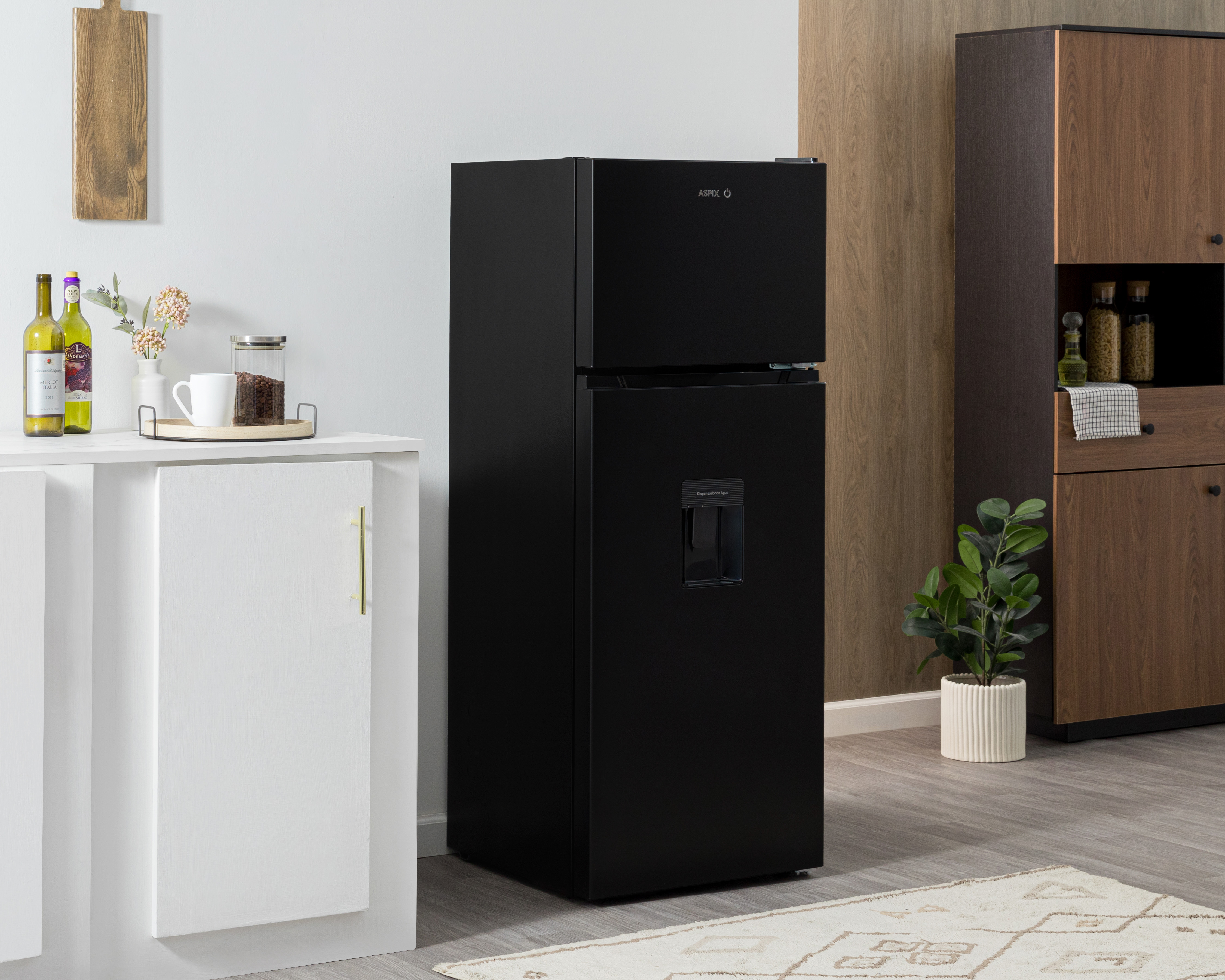 Foto 8 pulgar | Foto 7 | Refrigerador Aspix Top Mount 8 Pies Negro AX24RTM8WNE