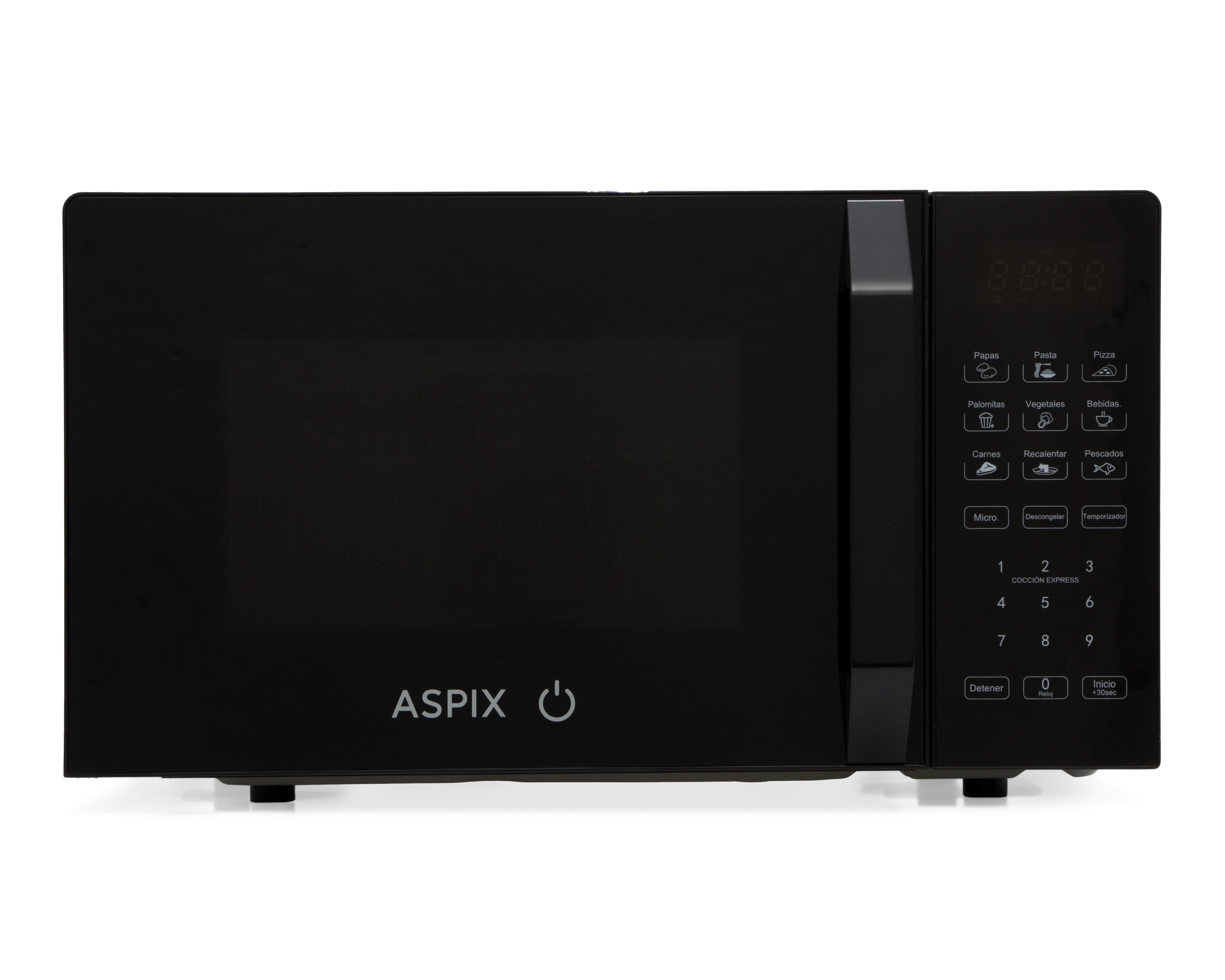 Horno de Microondas Aspix 0.7 Pies AX24MWO07NE Negro