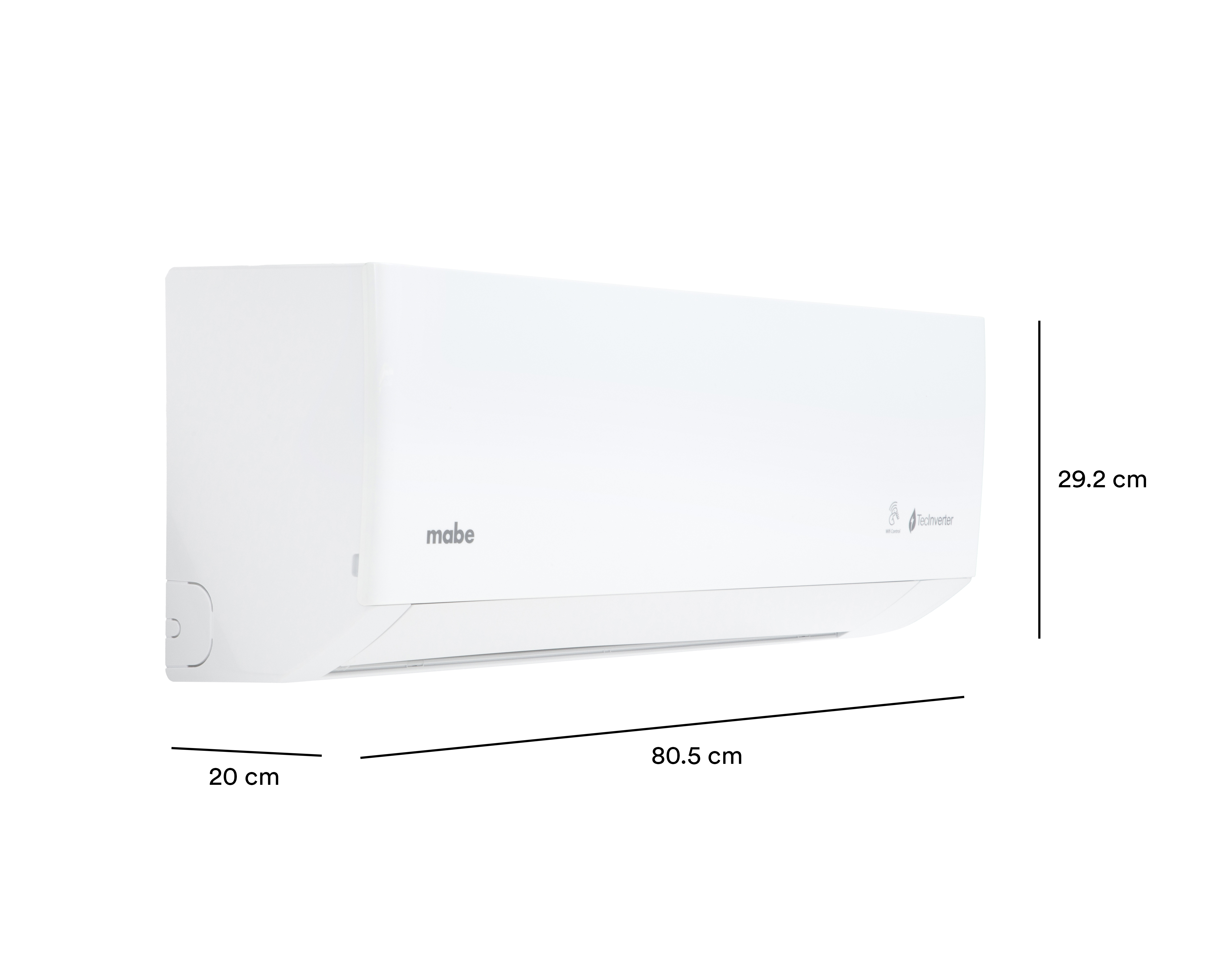 Foto 7 pulgar | Foto 6 | Minisplit Mabe Inverter 1 Tonelada 115 V Frío y Calor MMI12HABWCA32MC2