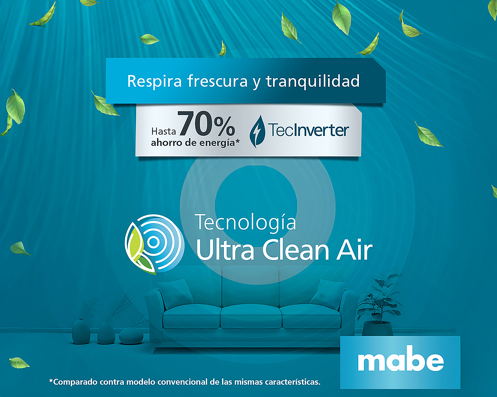 Foto 8 pulgar | Foto 7 | Minisplit Mabe Inverter 1 Tonelada Frío y Calor 115 V MMI12HAMCAM10