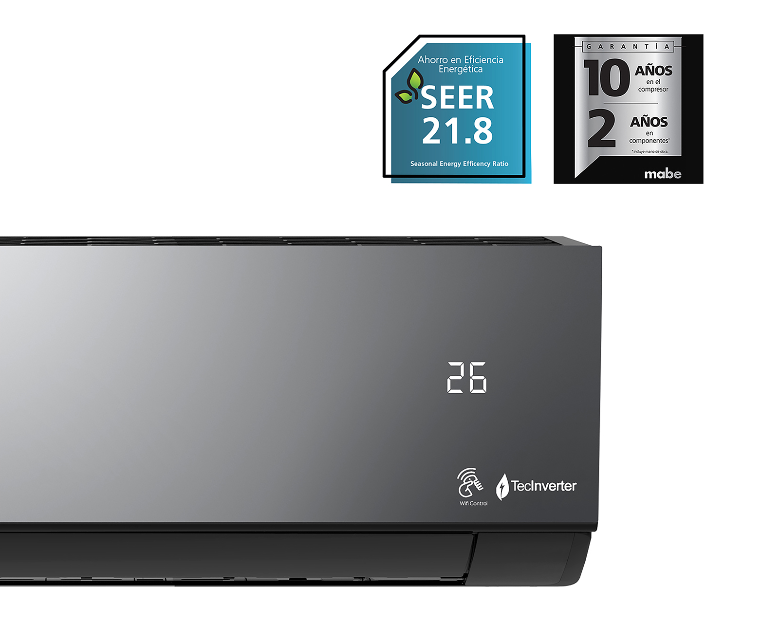 Foto 5 | Foto 5 | Minisplit Mabe Inverter 1.5 Tonelada 220 V Frío y Calor MMI18HDMCAM10