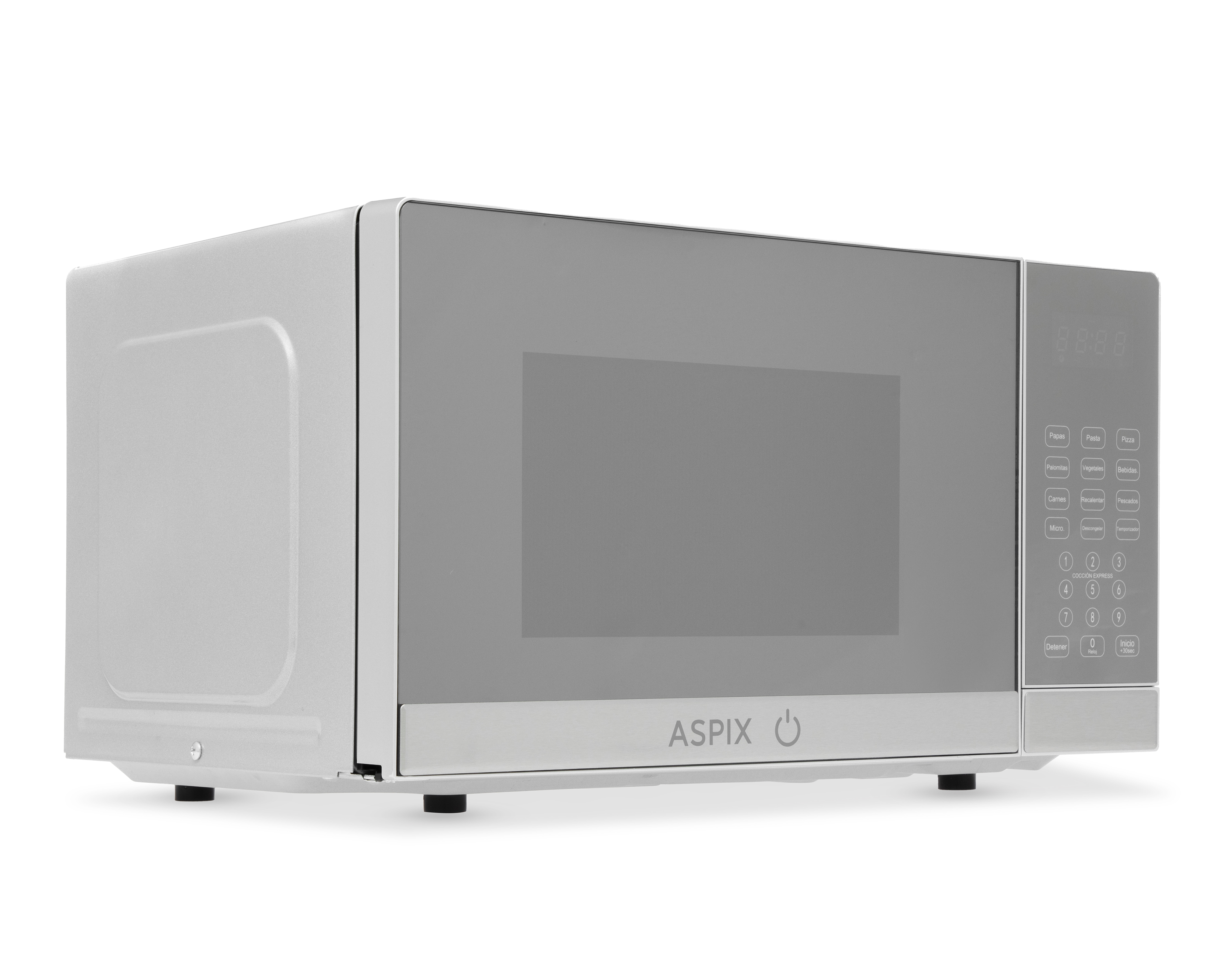 Foto 2 | Foto 2 | Horno de Microondas Aspix 0.7 Pies AX24MWO07SS Plateado