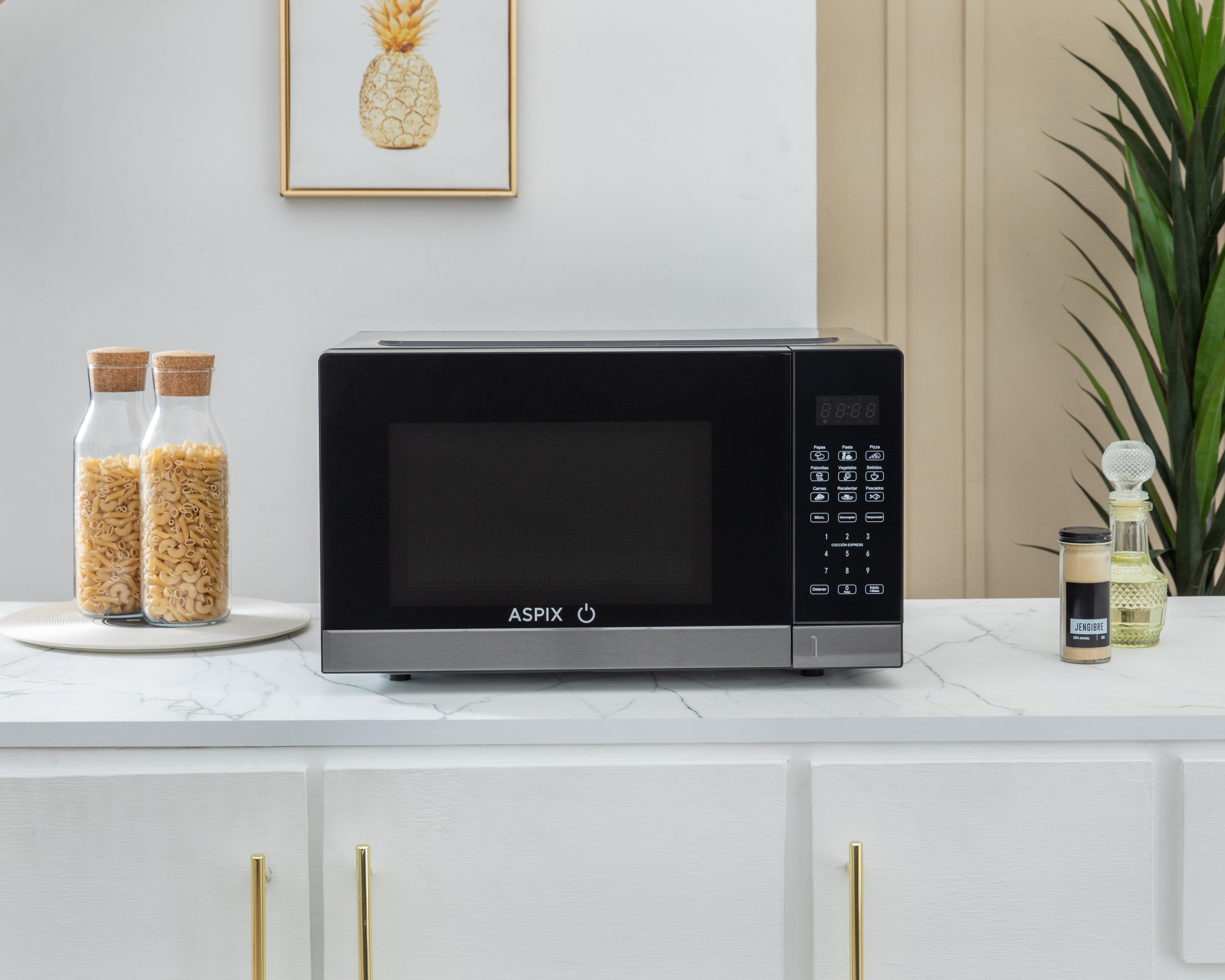 Foto 6 | Foto 6 | Horno de Microondas Aspix 1.1 Pies AX24MWO11NSP Negro