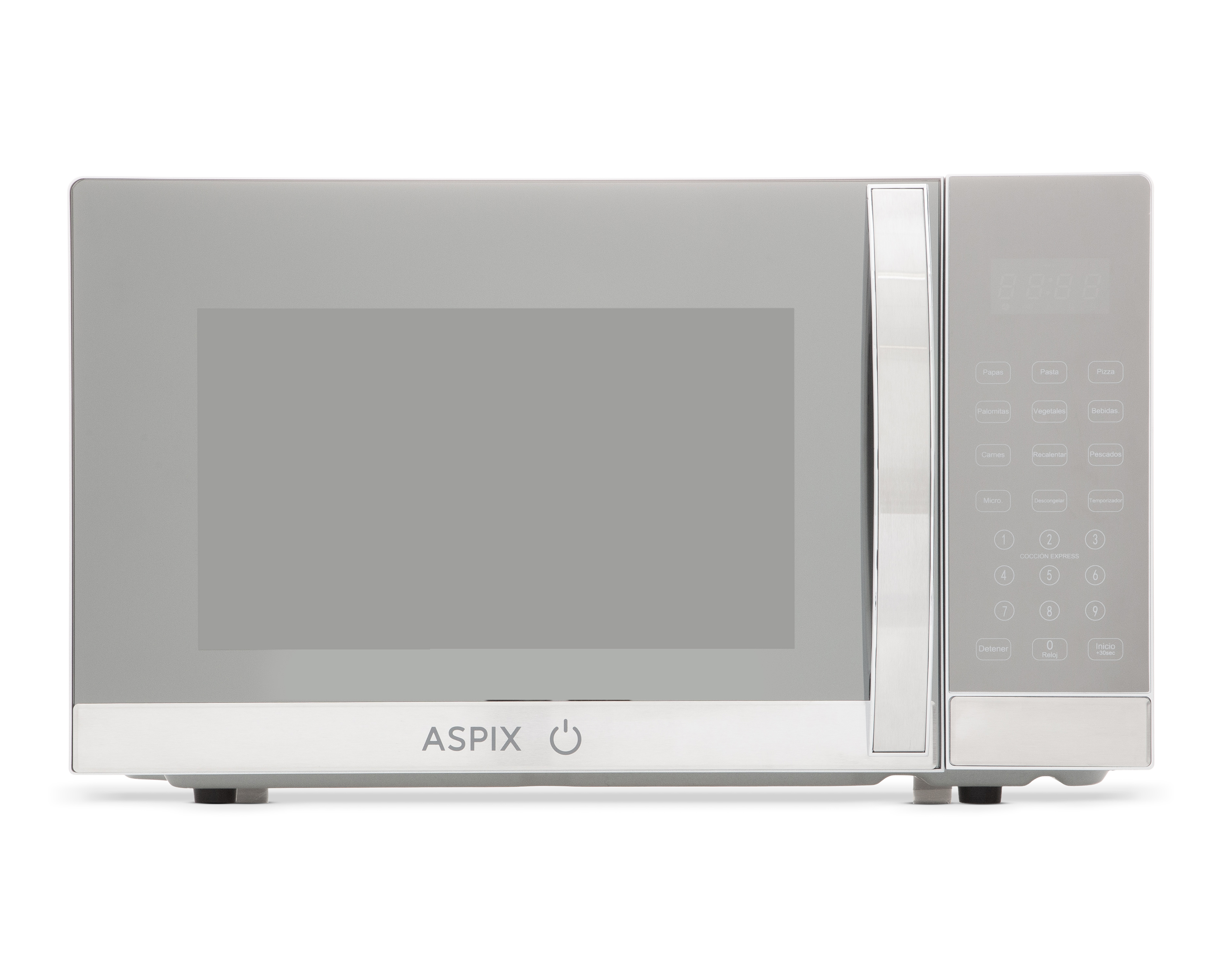Foto 1 | Foto 1 | Horno de Microondas Aspix 1.1 Pies AX24MWO11NEJ Plateado