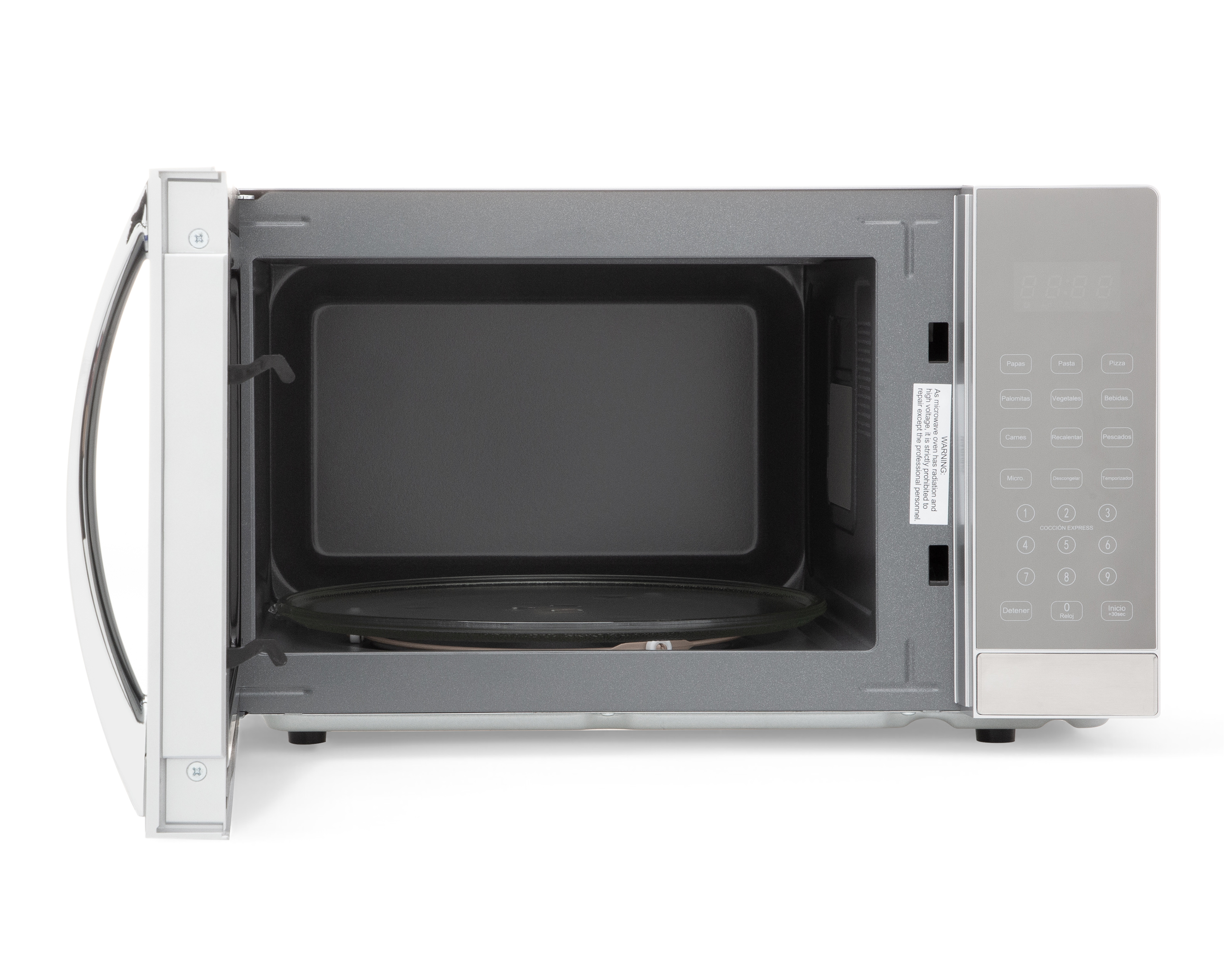 Foto 5 pulgar | Foto 4 | Horno de Microondas Aspix 1.1 Pies AX24MWO11NEJ Plateado