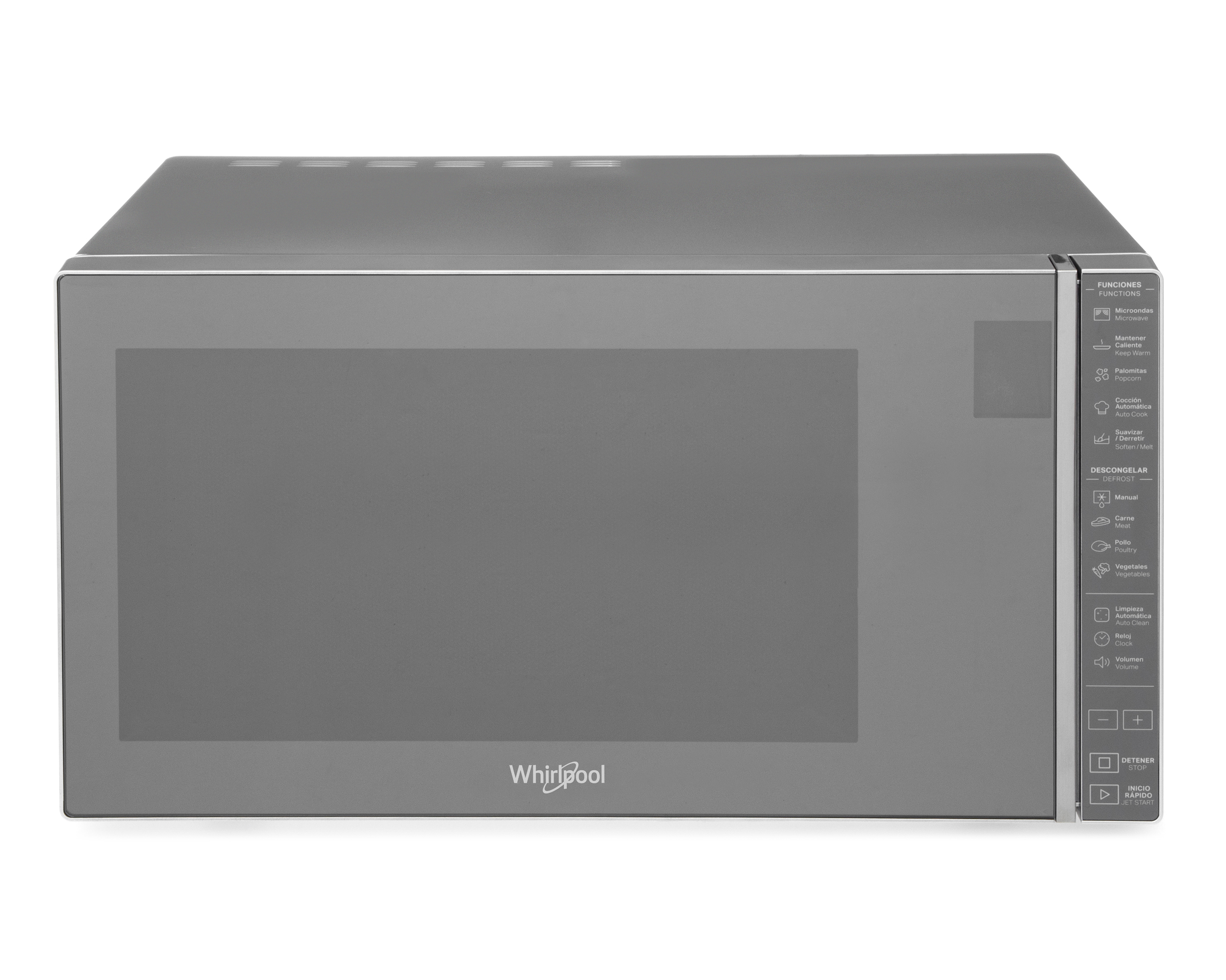 Horno de Microondas Whirlpool 1.1 Pies WM1811DCPL Plateado