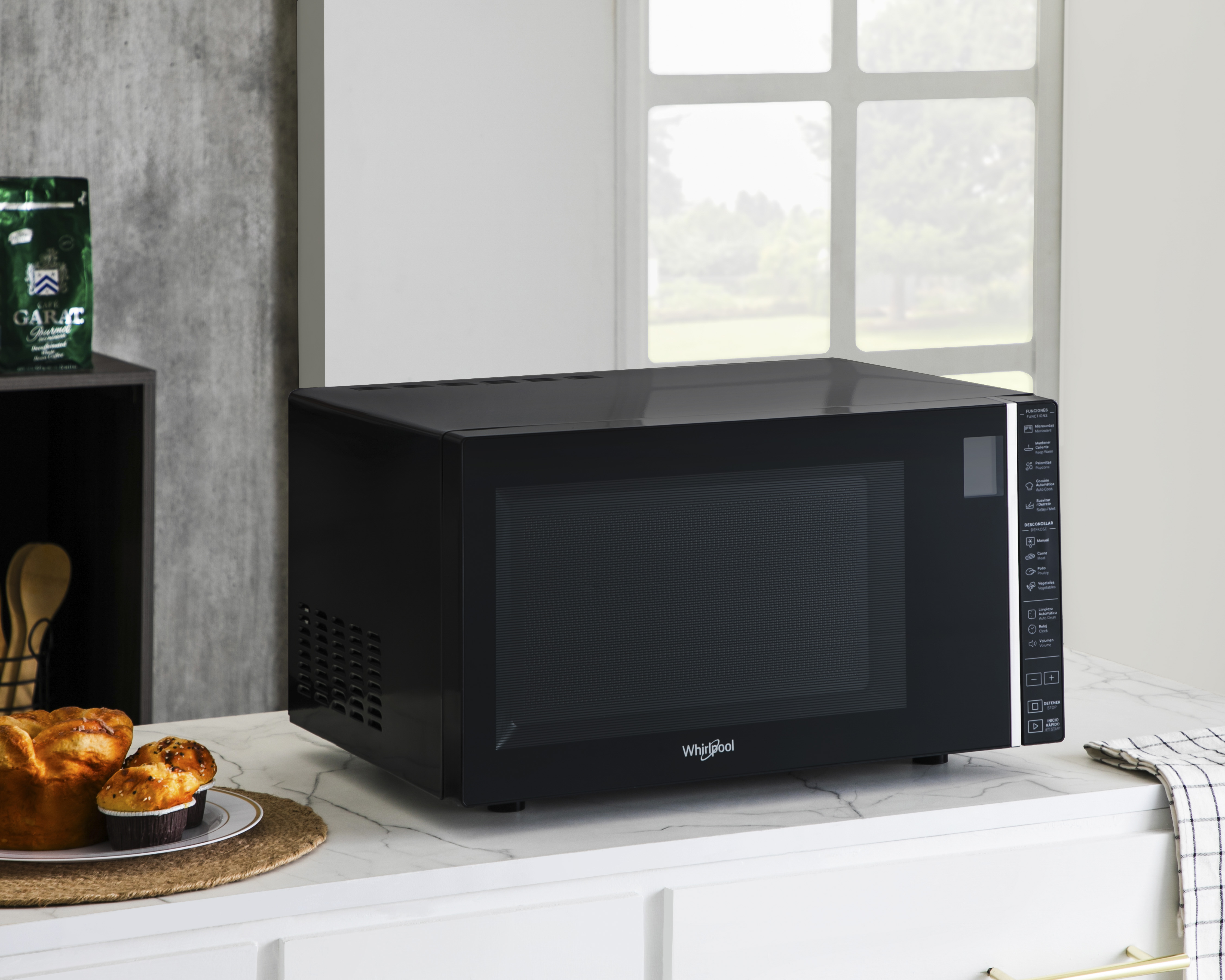 Foto 6 | Foto 6 | Horno de Microondas Whirlpool 1.1 Pies WM1811BCPL Negro