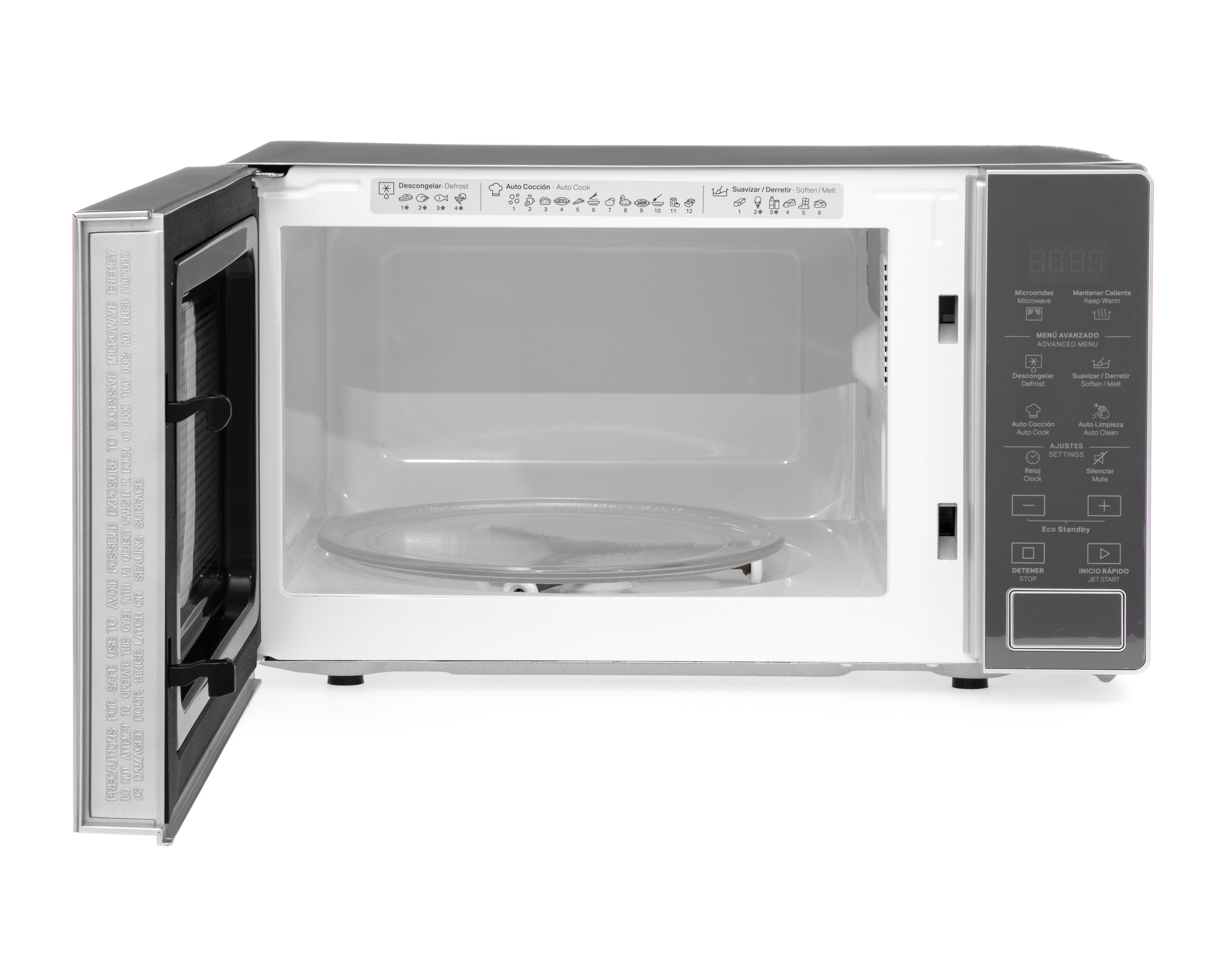 Foto 6 pulgar | Foto 5 | Horno de Microondas Whirlpool 0.7 Pies WM1807DCPL Plateado