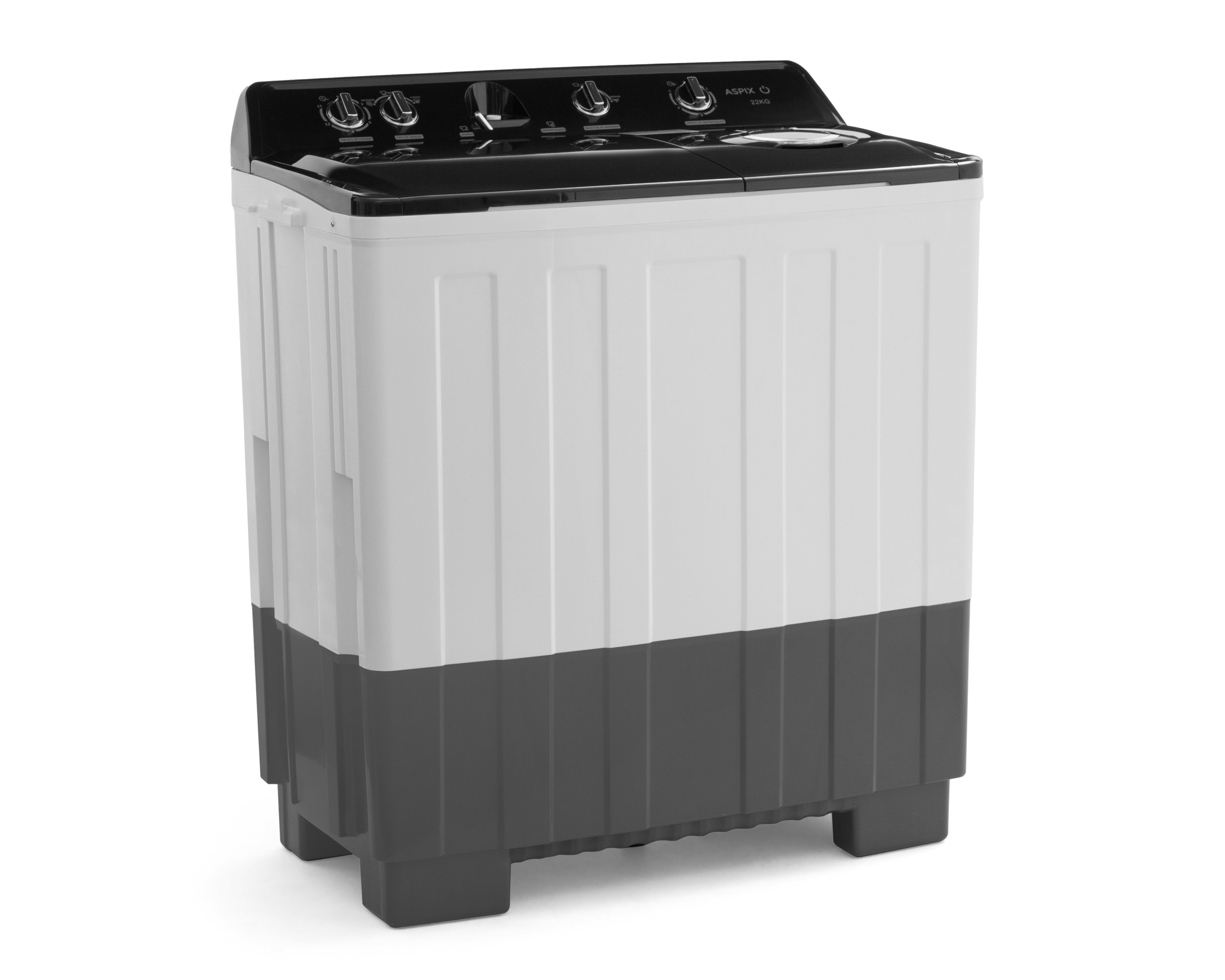 Foto 2 | Foto 2 | Lavadora Aspix Doble Tina AX24TTW22KNPL 22 kg Multicolor