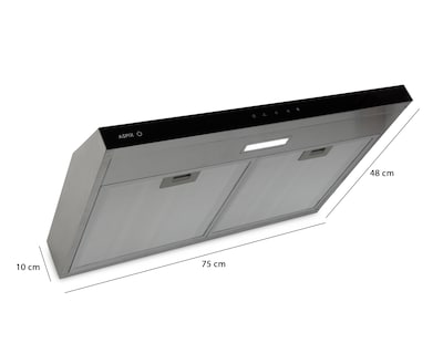 Foto 5 | Foto 5 | Campana de Pared Aspix 75 cm Negra