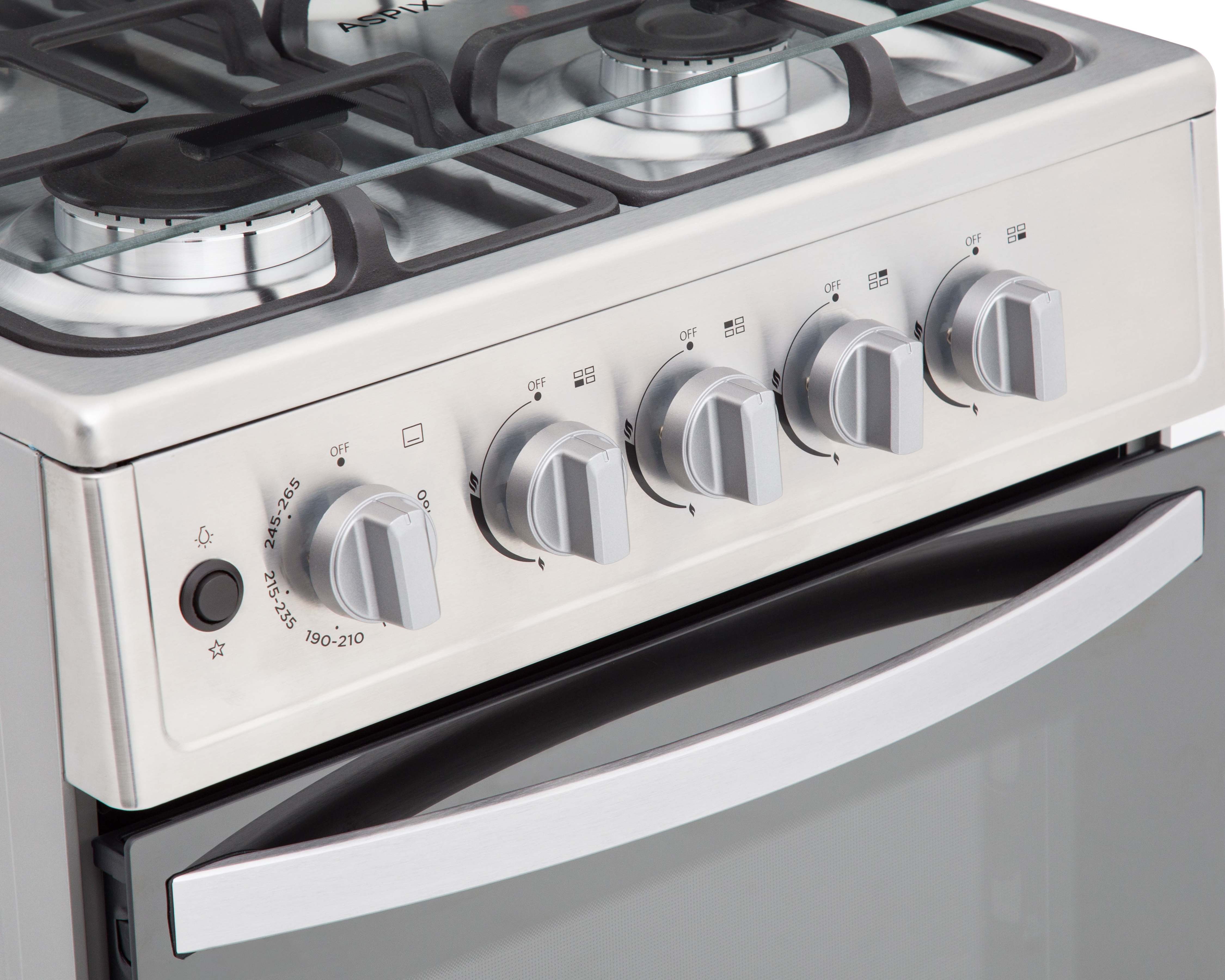 Foto 5 | Foto 5 | Estufa Aspix de Piso 20 Pulgadas con 4 Quemadores de Gas EG20PS-CC
