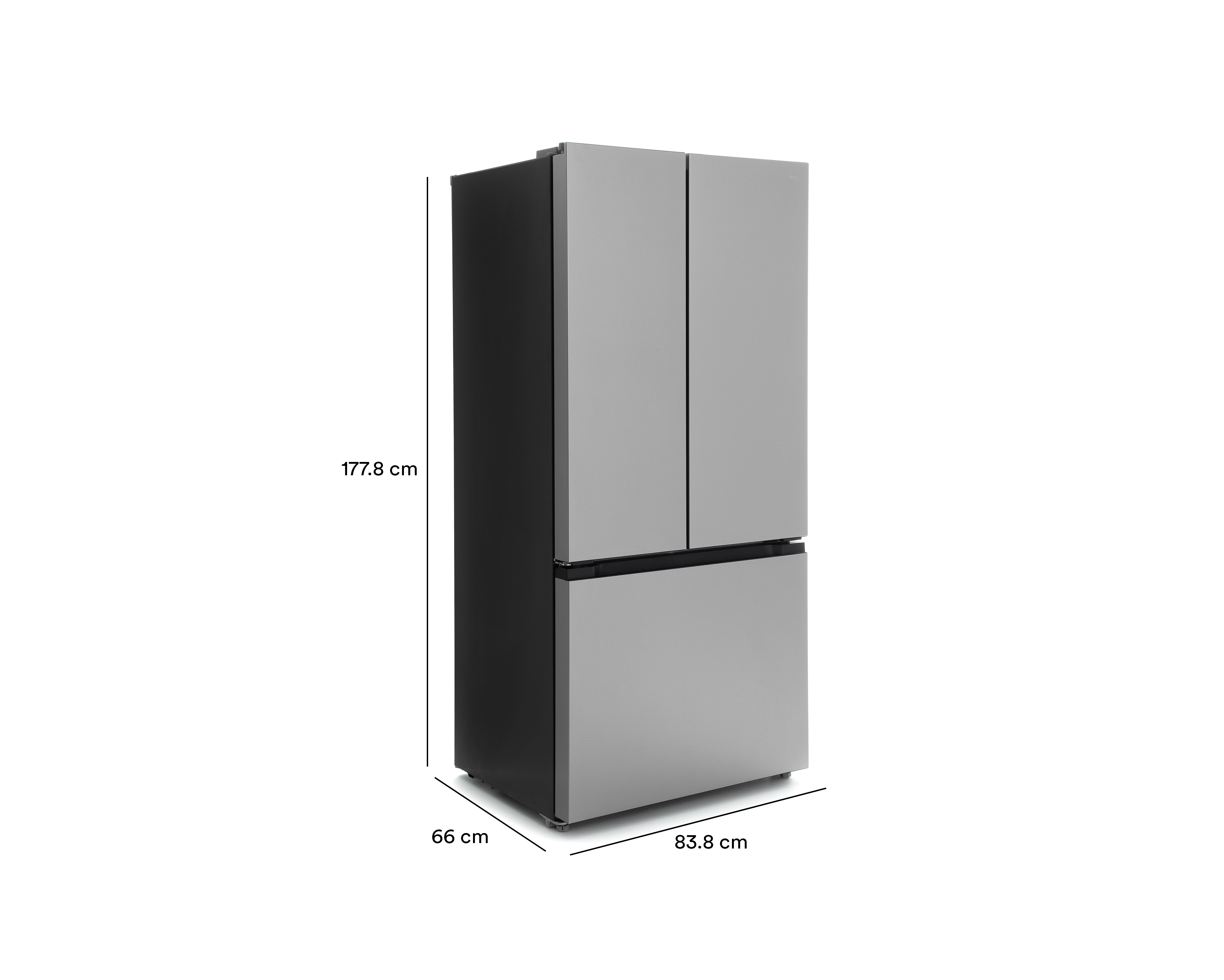 Foto 7 pulgar | Foto 6 | Refrigerador TCL French Door 18 Pies Silver TFR18SI