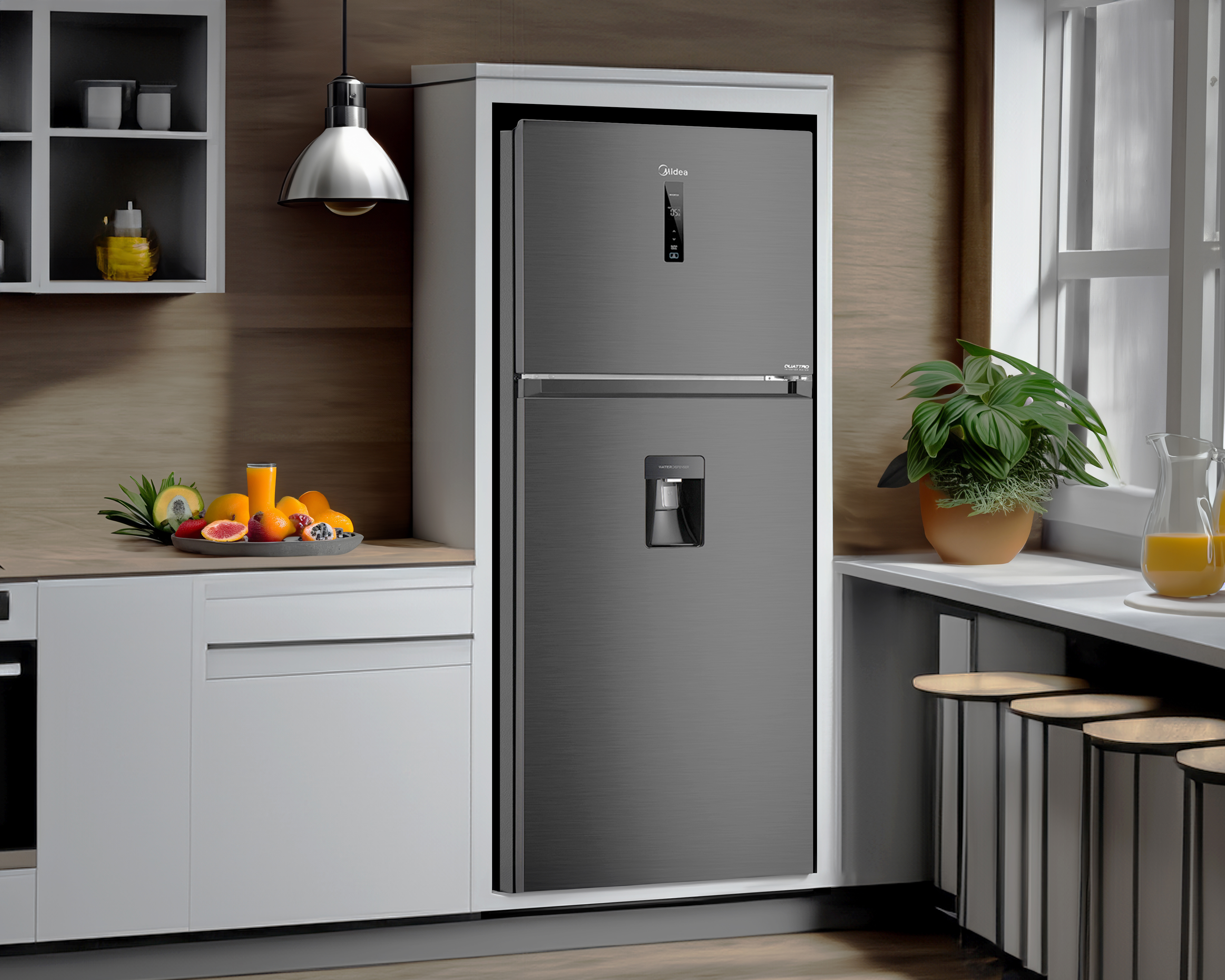 Foto 6 pulgar | Foto 5 | Refrigerador Midea Top Mount 15 Pies Negro MDRT580MTM28WD