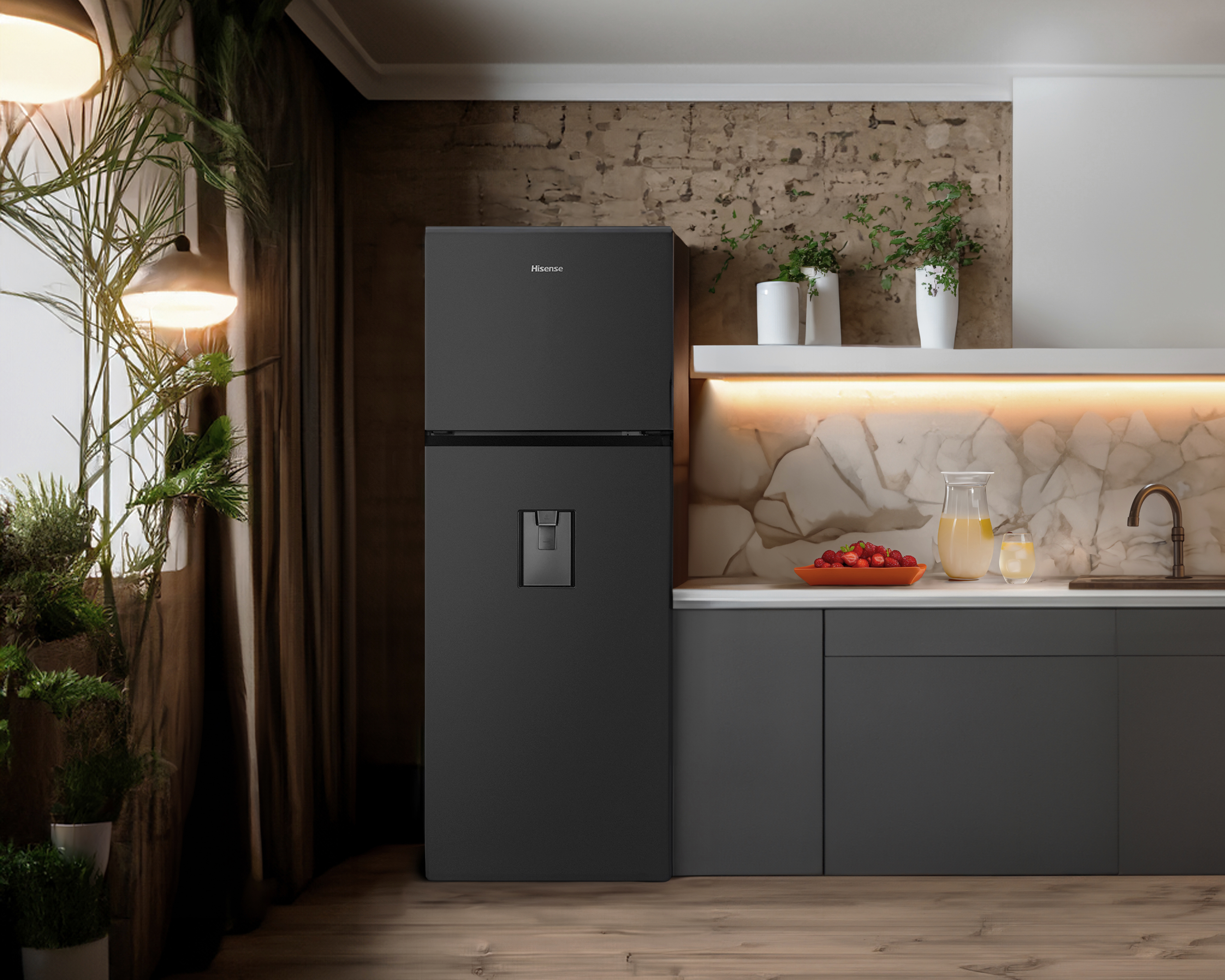 Foto 5 | Foto 5 | Refrigerador Hisense Top Mount 14 Pies Negro RT14N6BDX